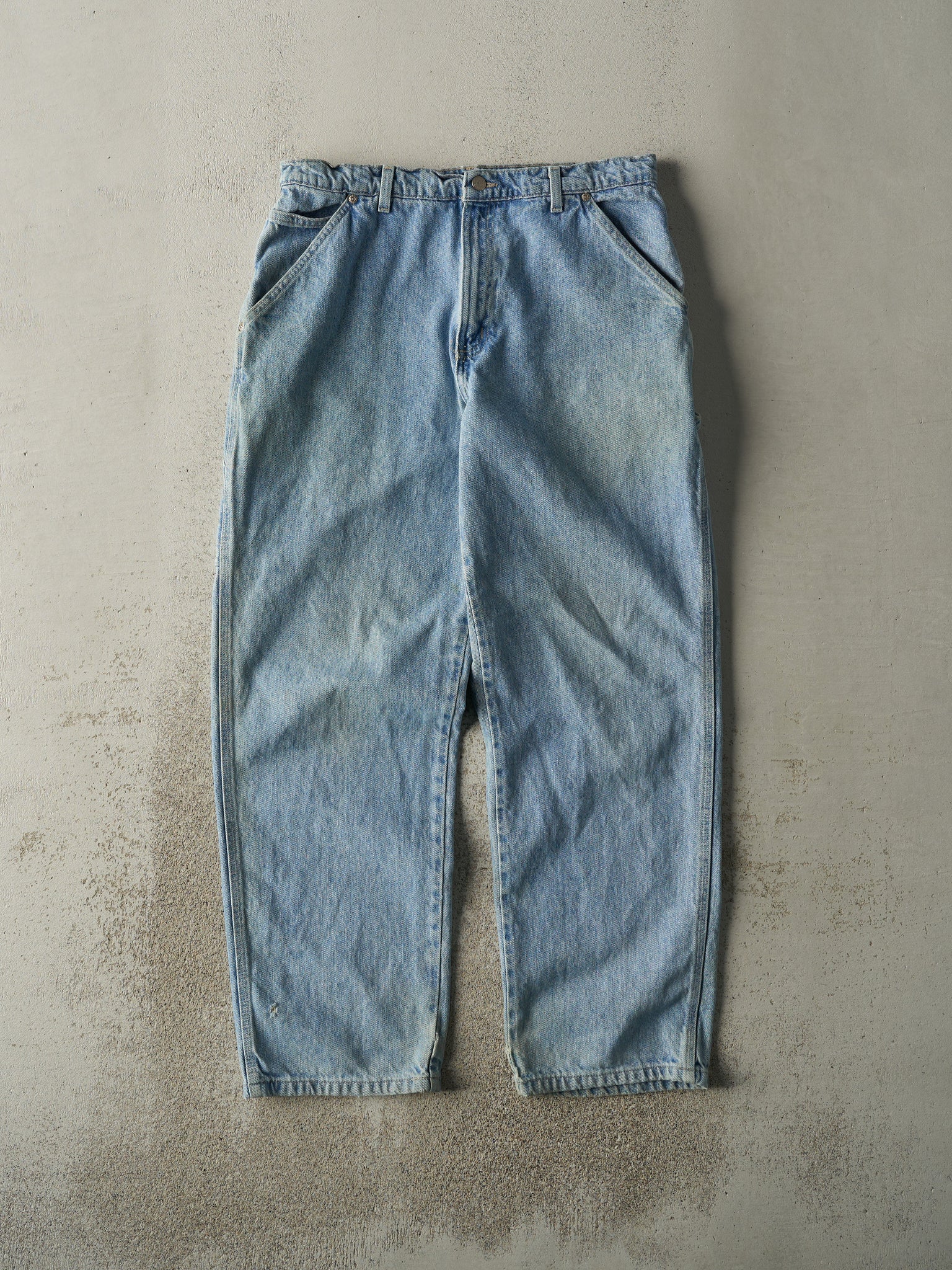 Vintage 90s Light Wash Carpenter Jeans (34x30.5)