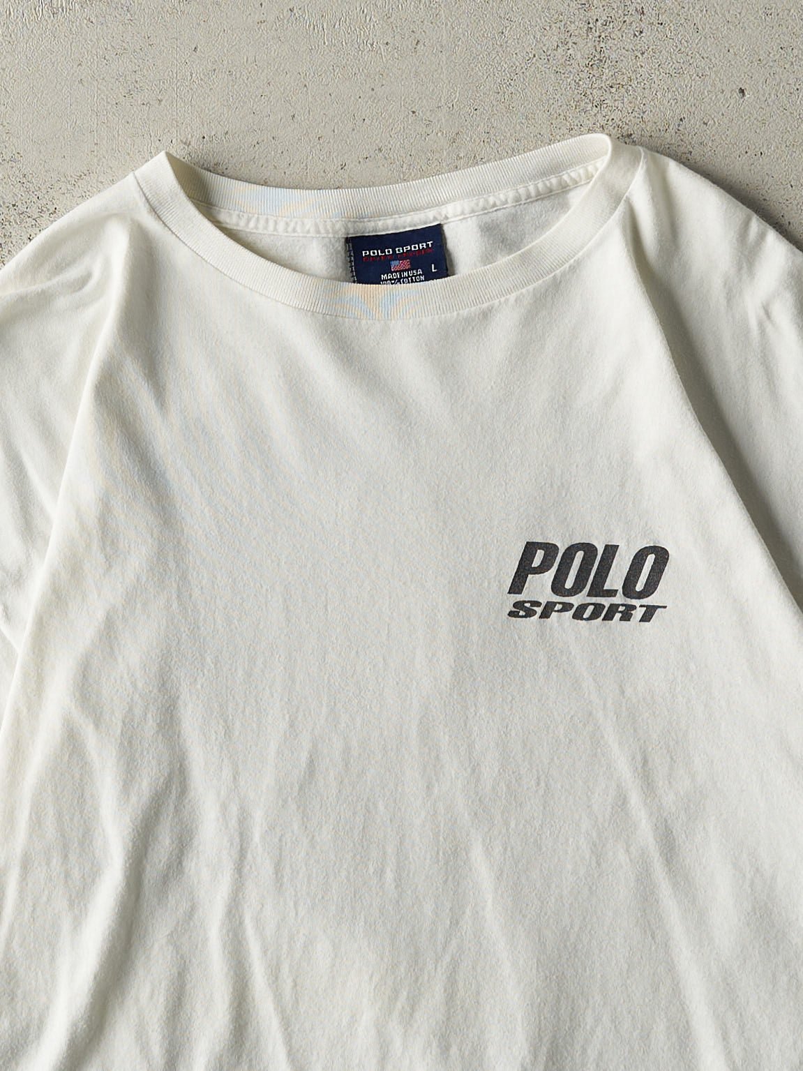 Vintage 90s Polo Sport 888 Maddison New York Tee (M/L)