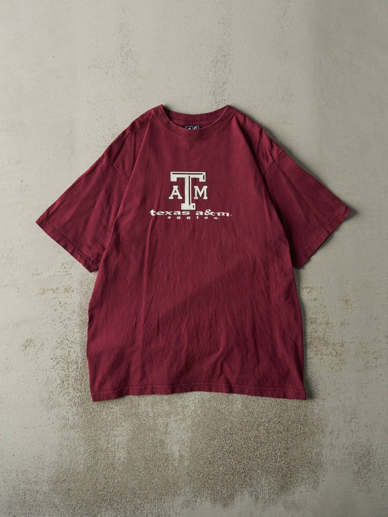 Vintage 90s Burgundy Texas A&M Aggies Tee (M/L)