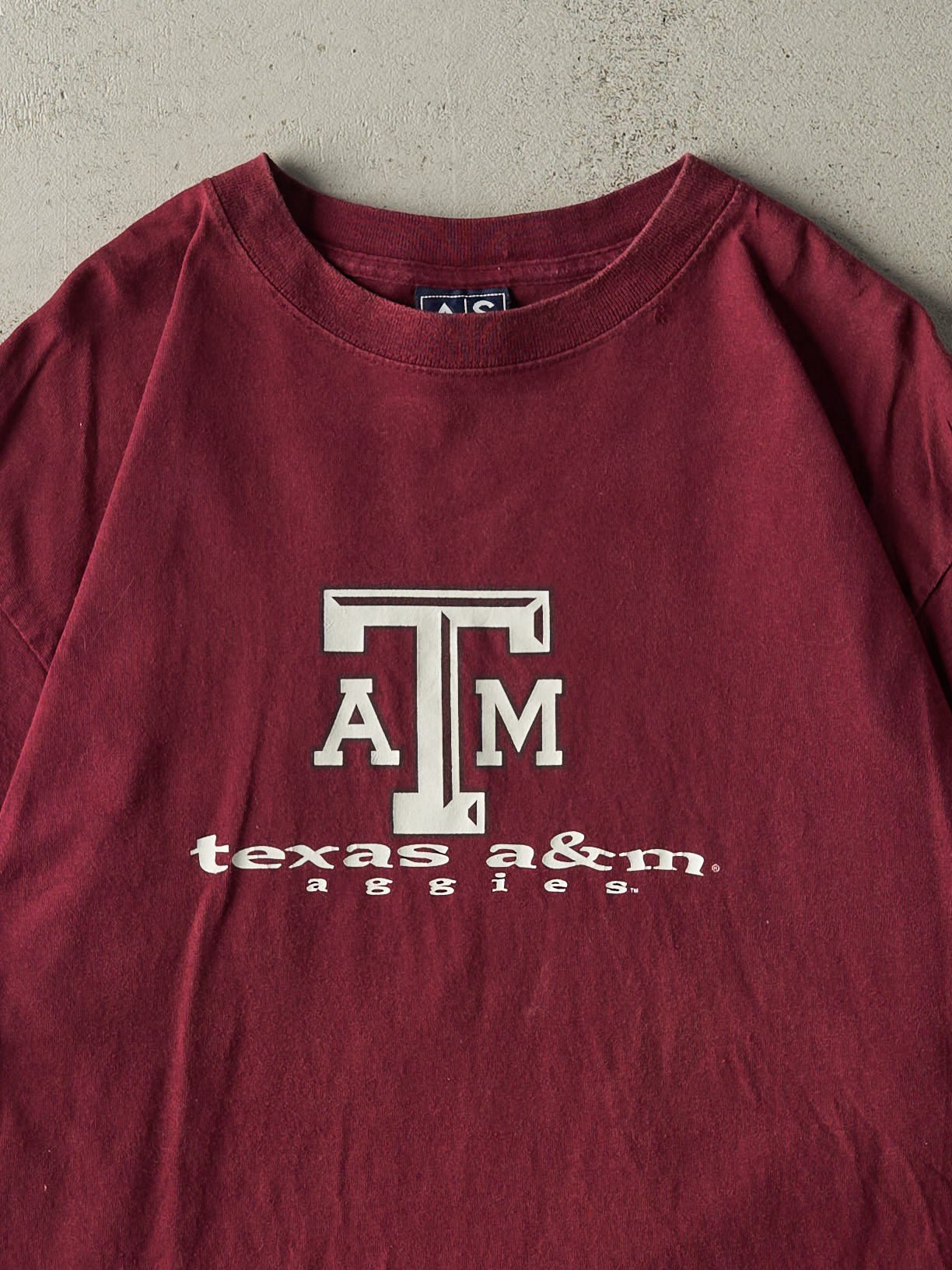 Vintage 90s Burgundy Texas A&M Aggies Tee (M/L)