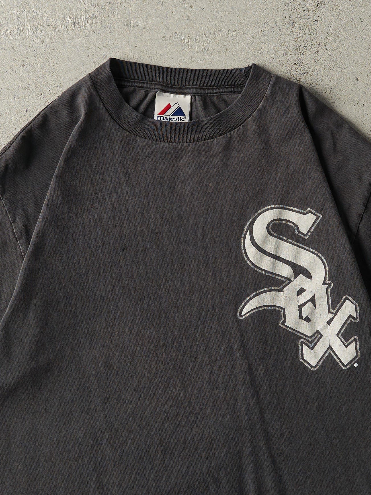 Vintage 08' Faded Black Chicago White Sox #17 Ken Griffey Jr. Player Tee (M)