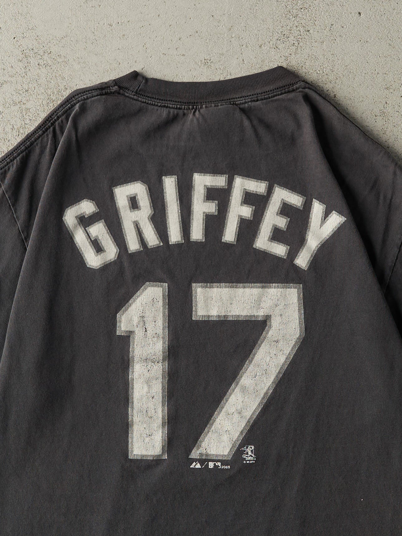 Vintage 08' Faded Black Chicago White Sox #17 Ken Griffey Jr. Player Tee (M)
