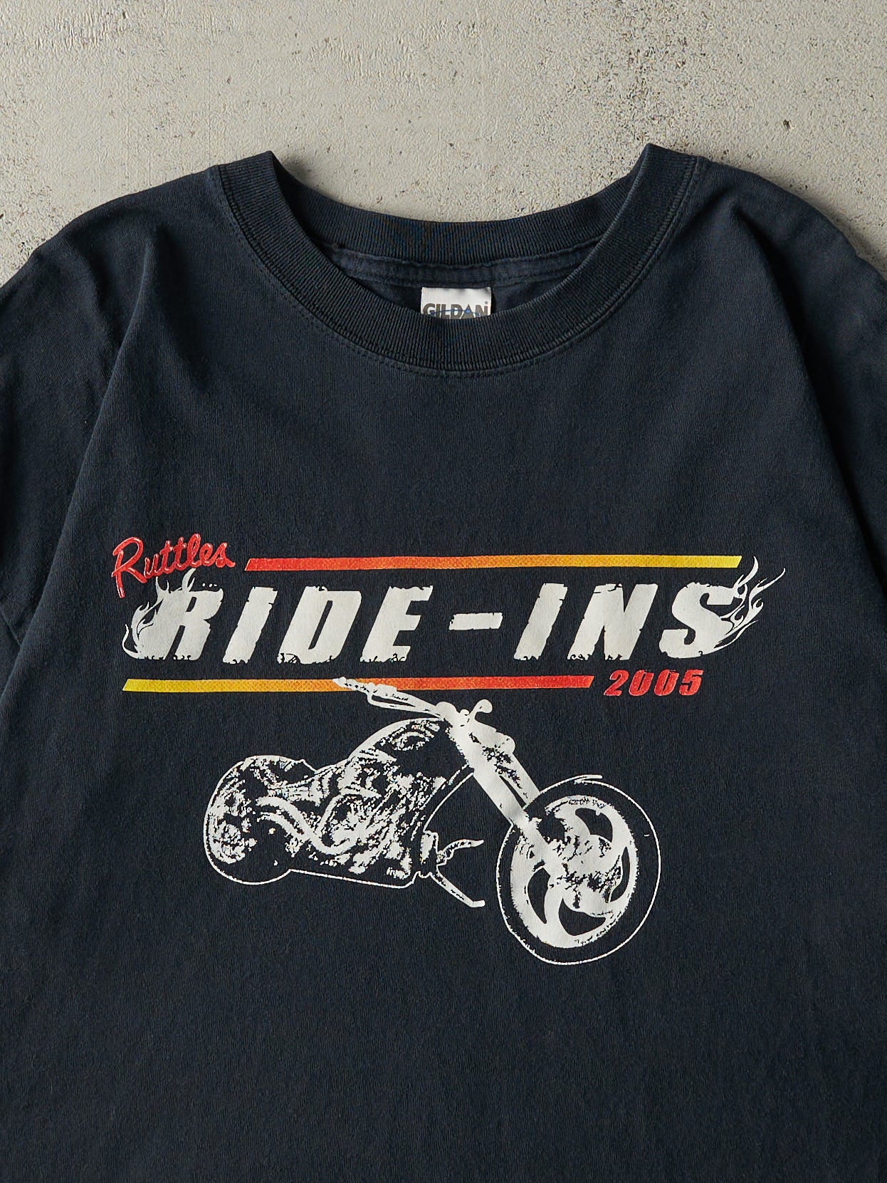 Vintage 05' Black Ruttles Ride-Ins Tee (L)