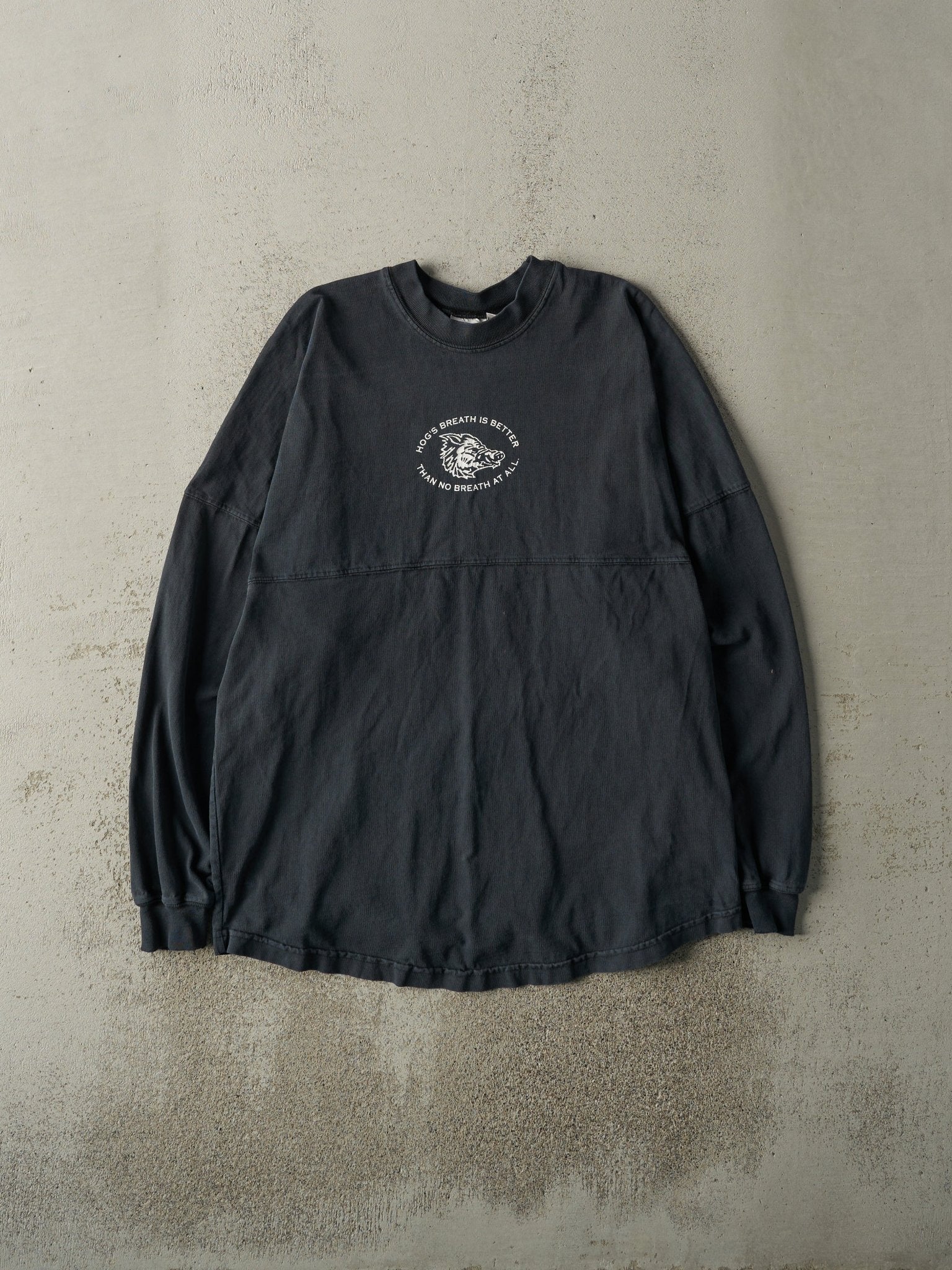 Vintage Y2K Black Hogs Breath Long Sleeve (M/L)