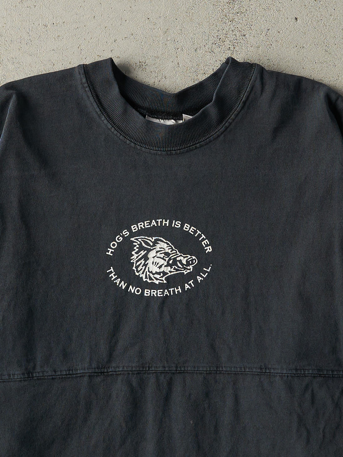 Vintage Y2K Black Hogs Breath Long Sleeve (M/L)