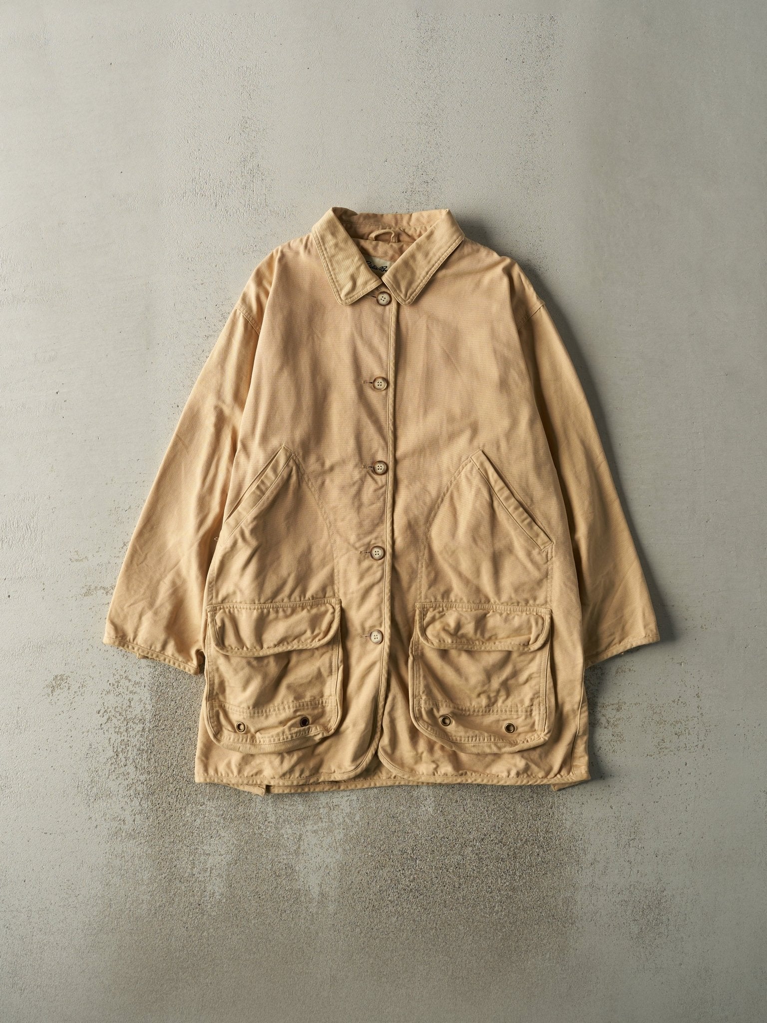 Vintage 90s Beige Eddie Bauer Barn Jacket (XL)