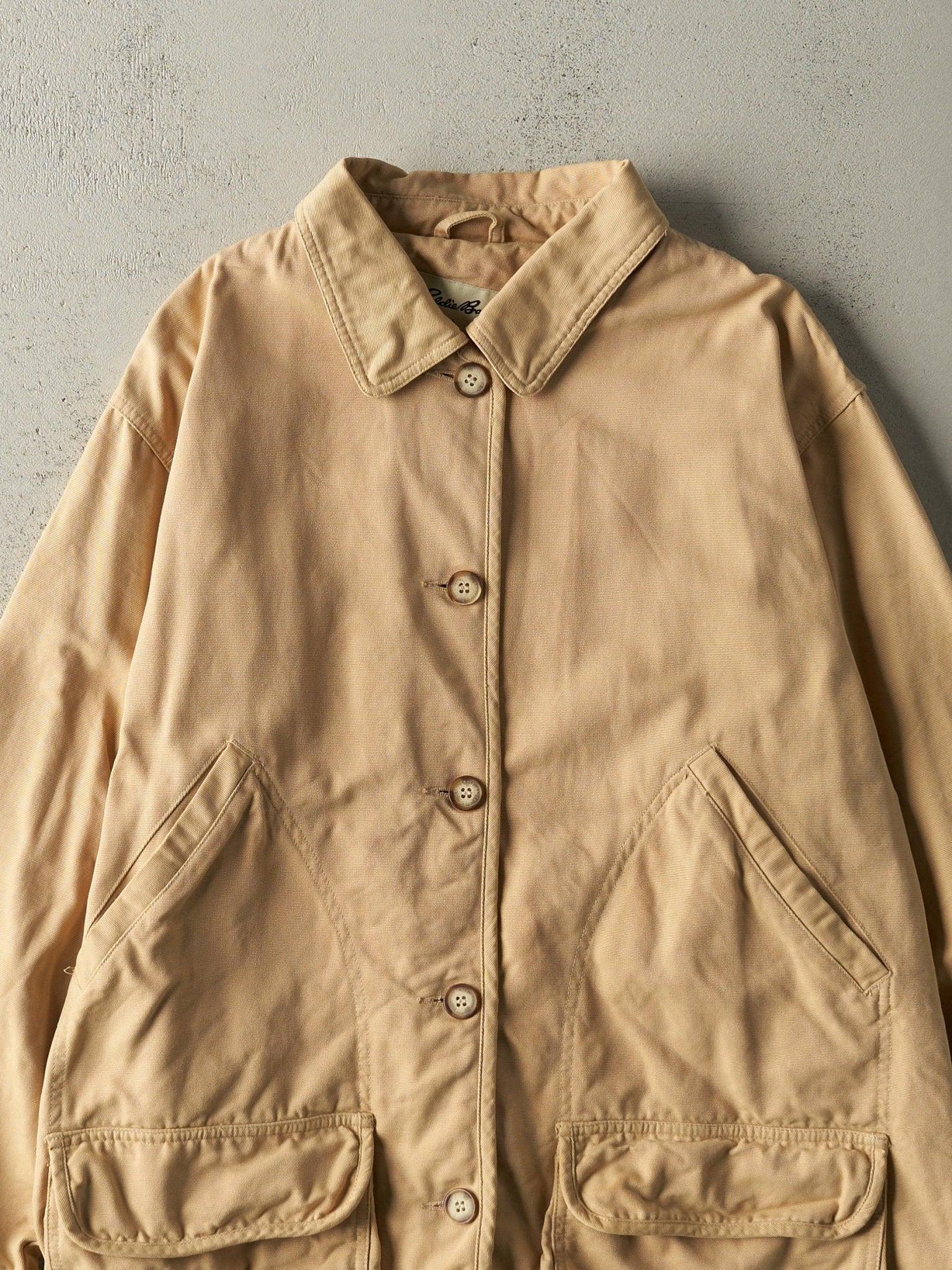 Vintage 90s Beige Eddie Bauer Barn Jacket (XL)