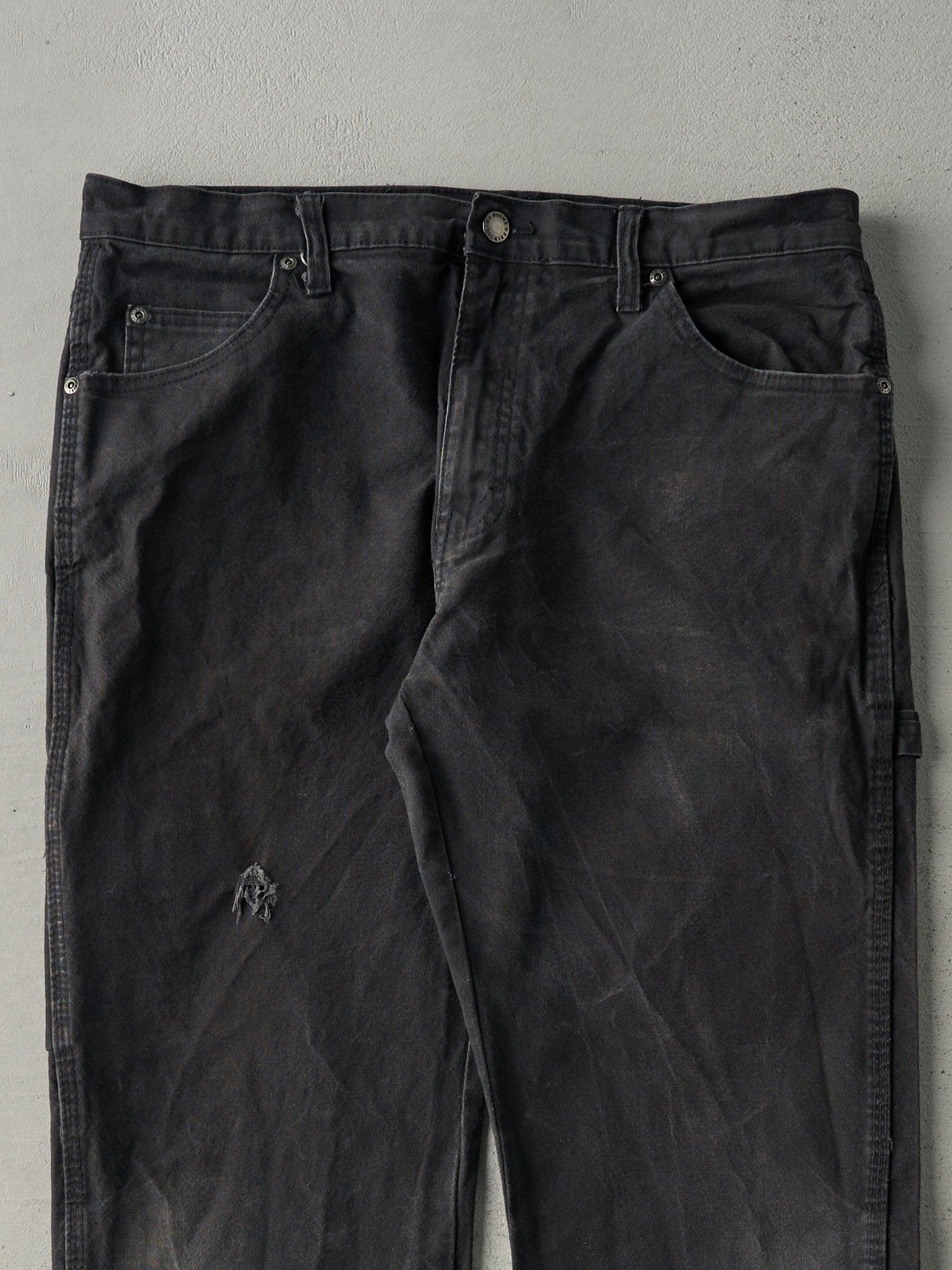 Vintage Y2K Faded Black Dickies Carpenter Pants (35x31)