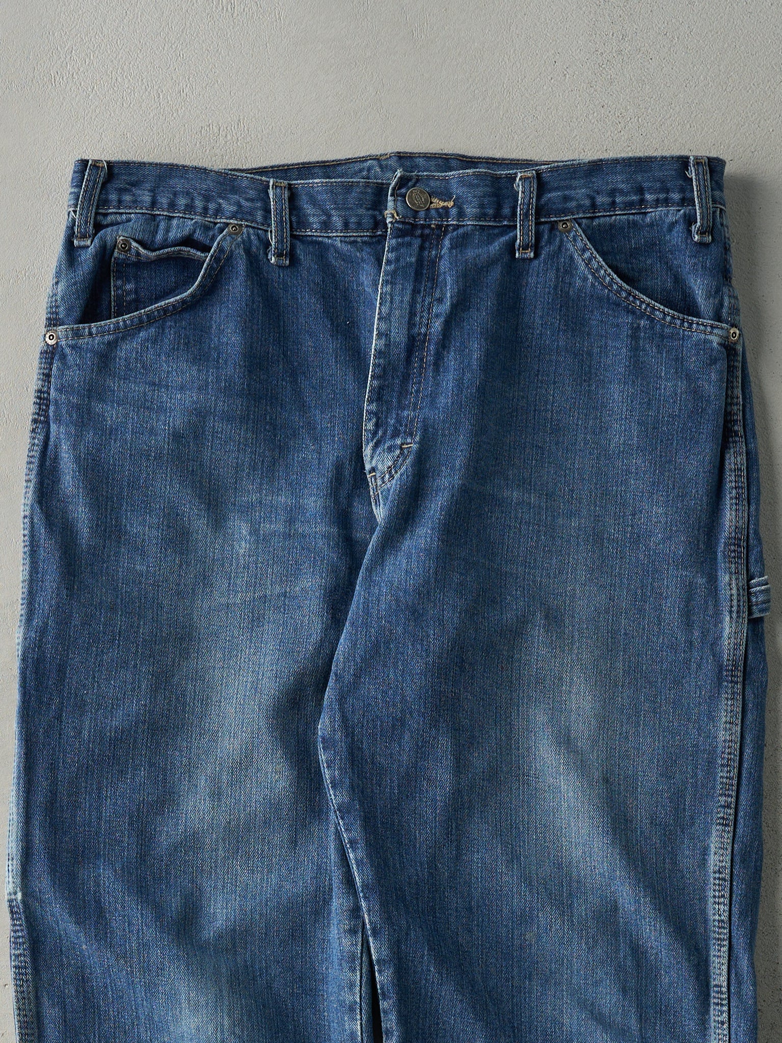 Vintage Y2K Mid Wash Dickies Carpenter Jeans (36x30)