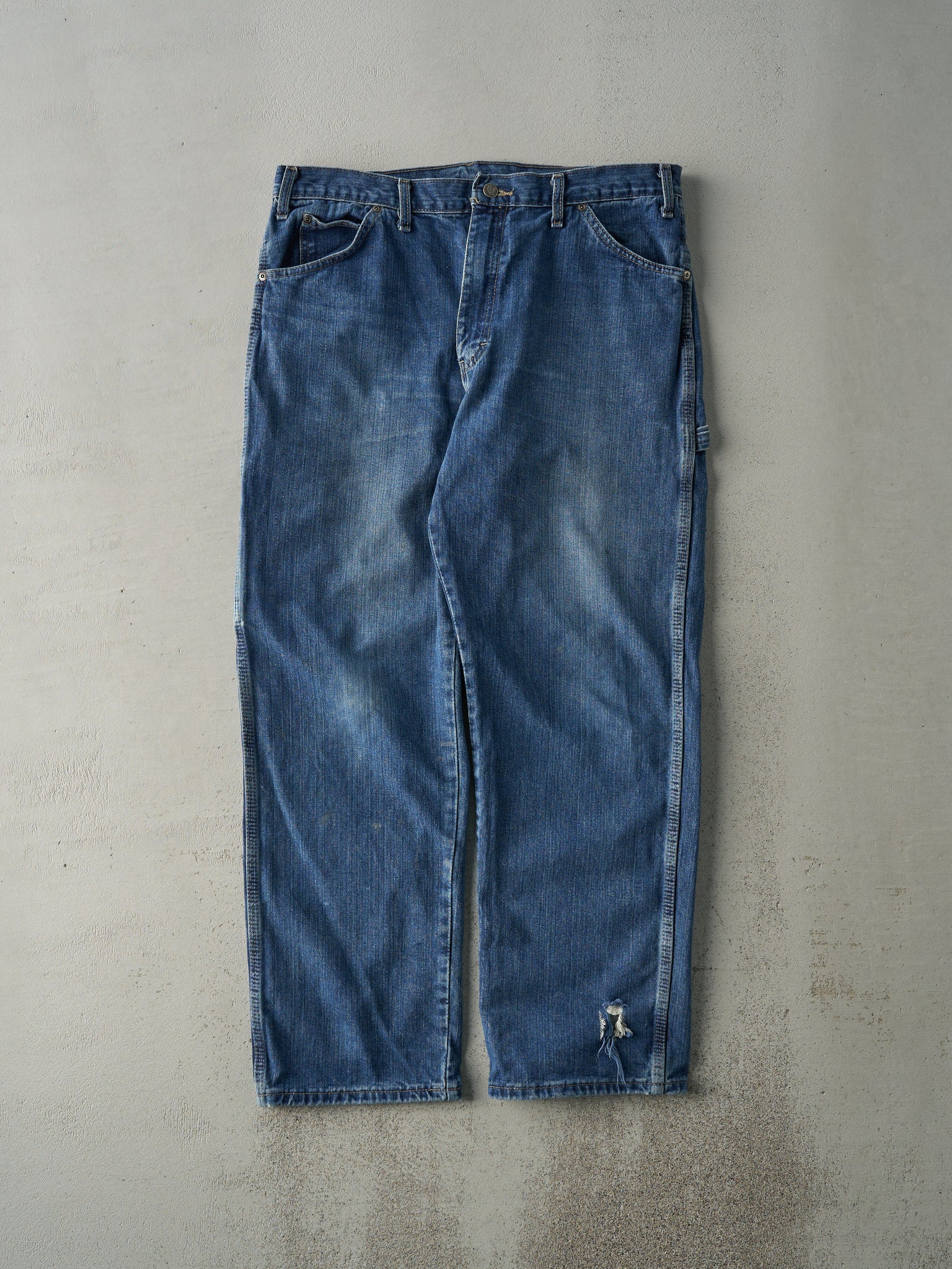 Vintage Y2K Mid Wash Dickies Carpenter Jeans (36x30)