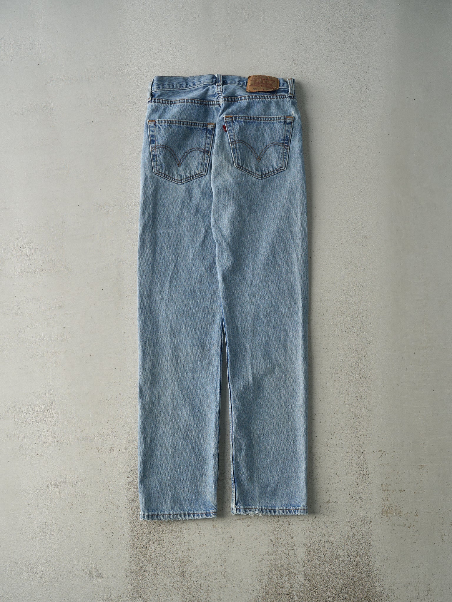 Vintage 90s Light Wash Levi's 501 Jeans (28x33)