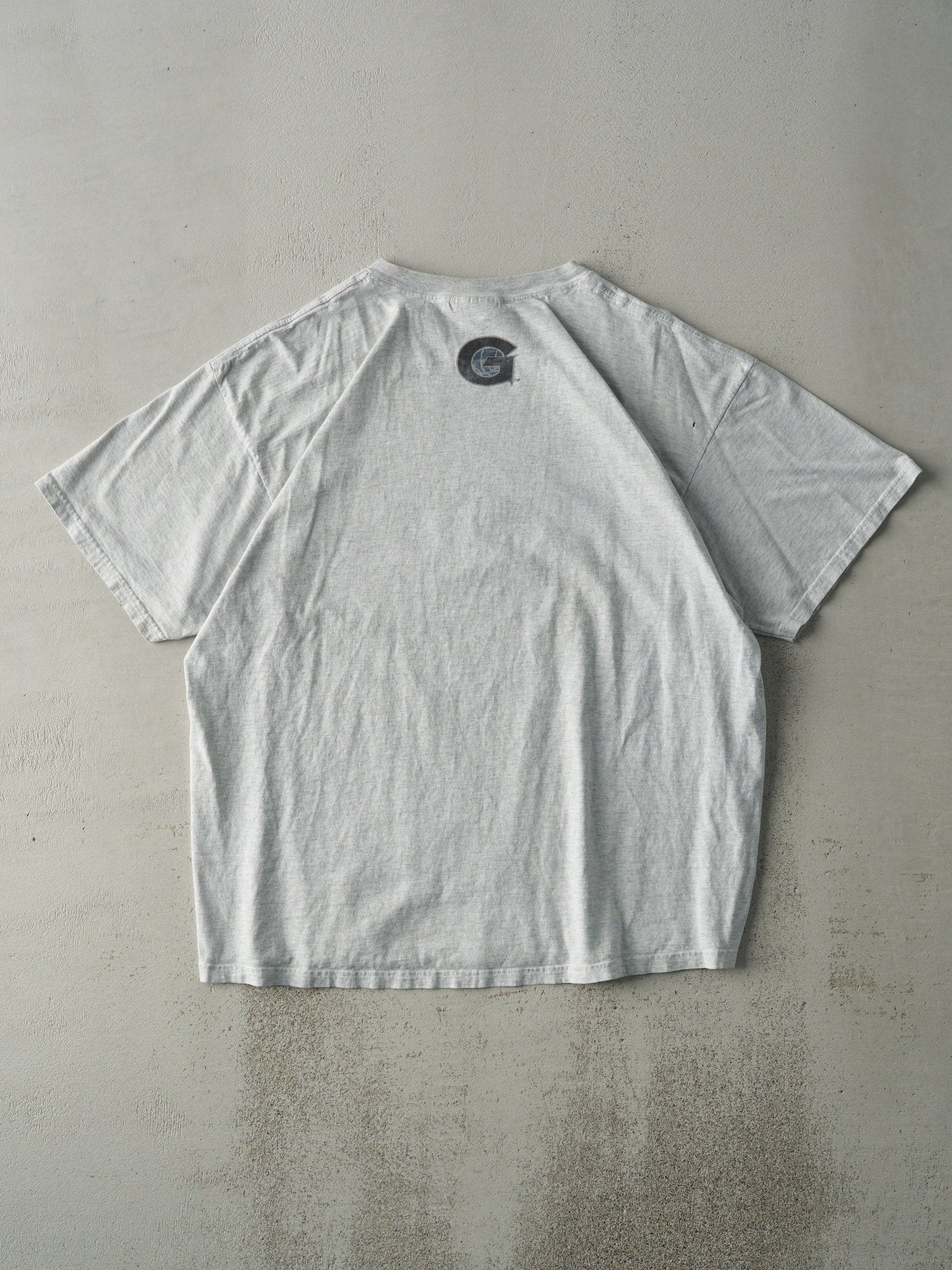 Vintage 90s Heather Grey Georgetown Basketball Nike Tee (L)