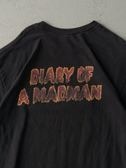 Vintage 90s Faded Black Ozzy Osbourne "Diary Of A Madman" Tee (L)