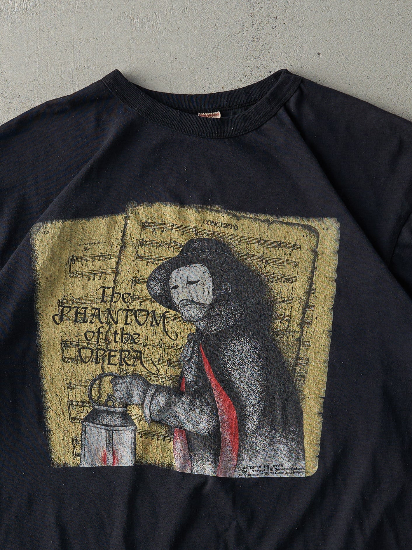 Vintage 70' Black The Phantom of the Opera Tee (M/L)