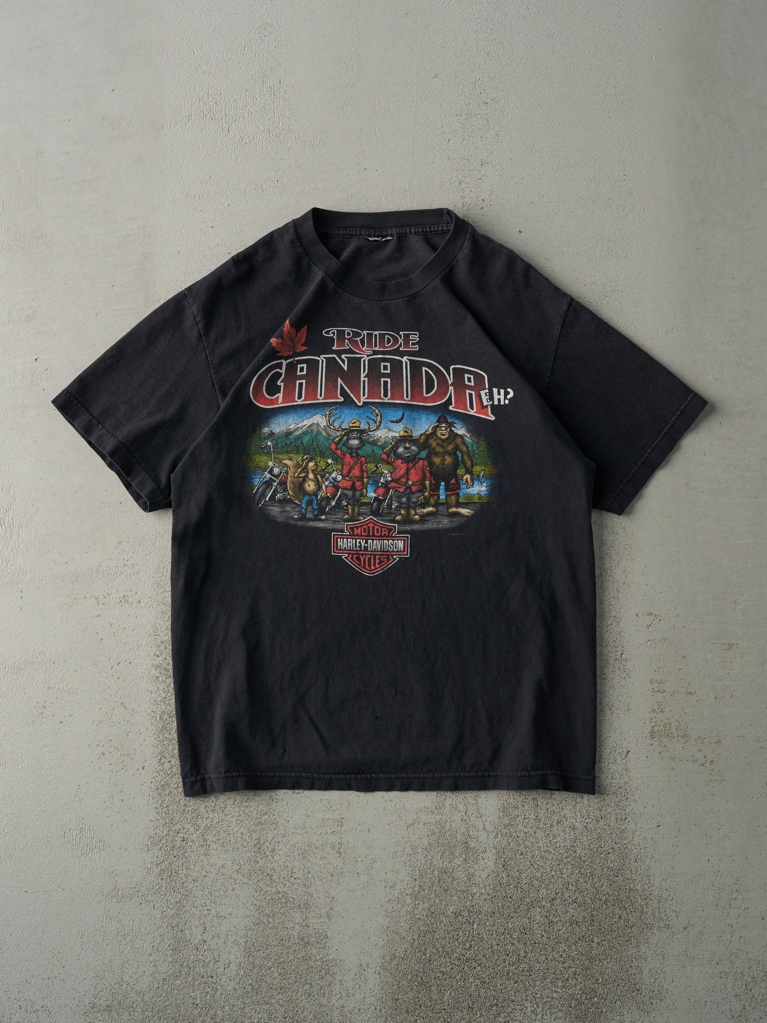14' Black London ON Harley Davidson Tee (M)