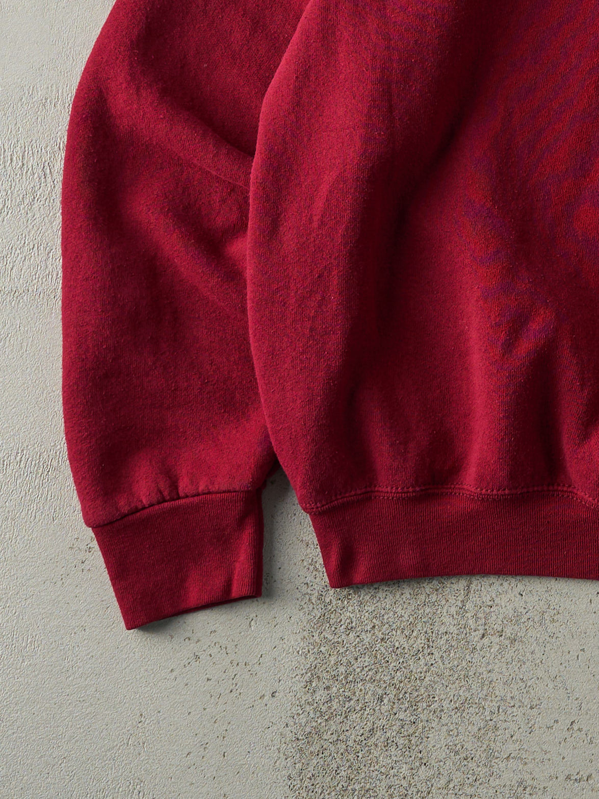 Vintage 90s Cranberry Red Calvin Klein Embroidered Boxy Crewneck (L)