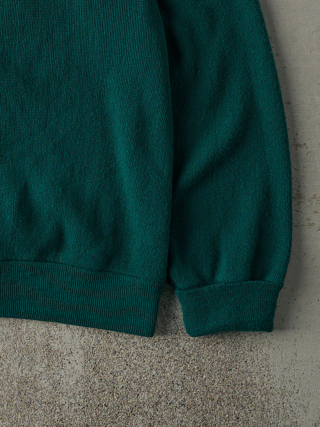 Vintage 80s Green Knit Cardigan (M/L)