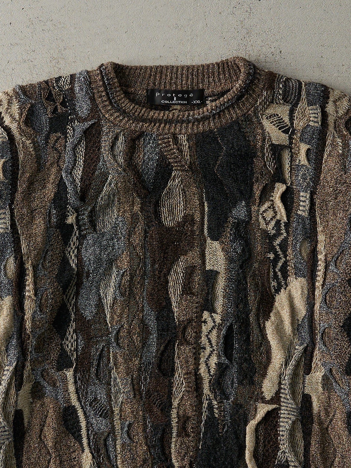 Vintage 80s Brown Protege Coogi Sweater (L)