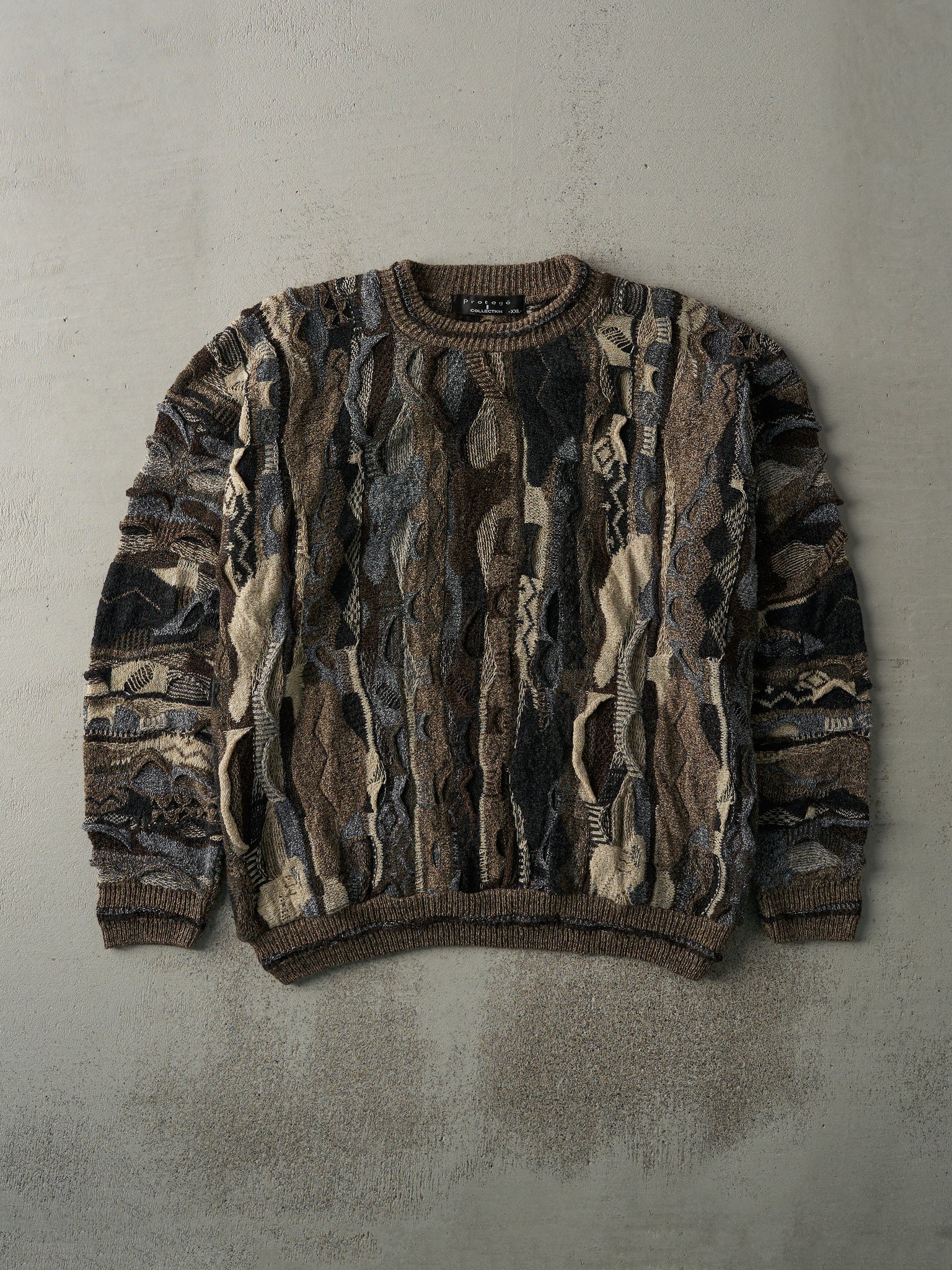 Vintage 80s Brown Protege Coogi Sweater (L)