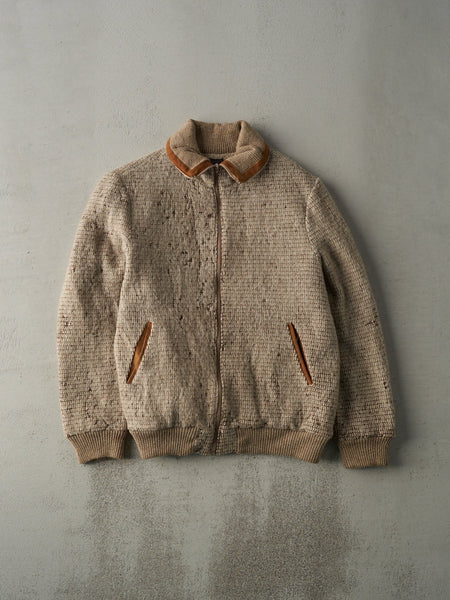 Vintage 60s Beige Marlboro Wool Knit Jacket (M) – Rebalance Vintage