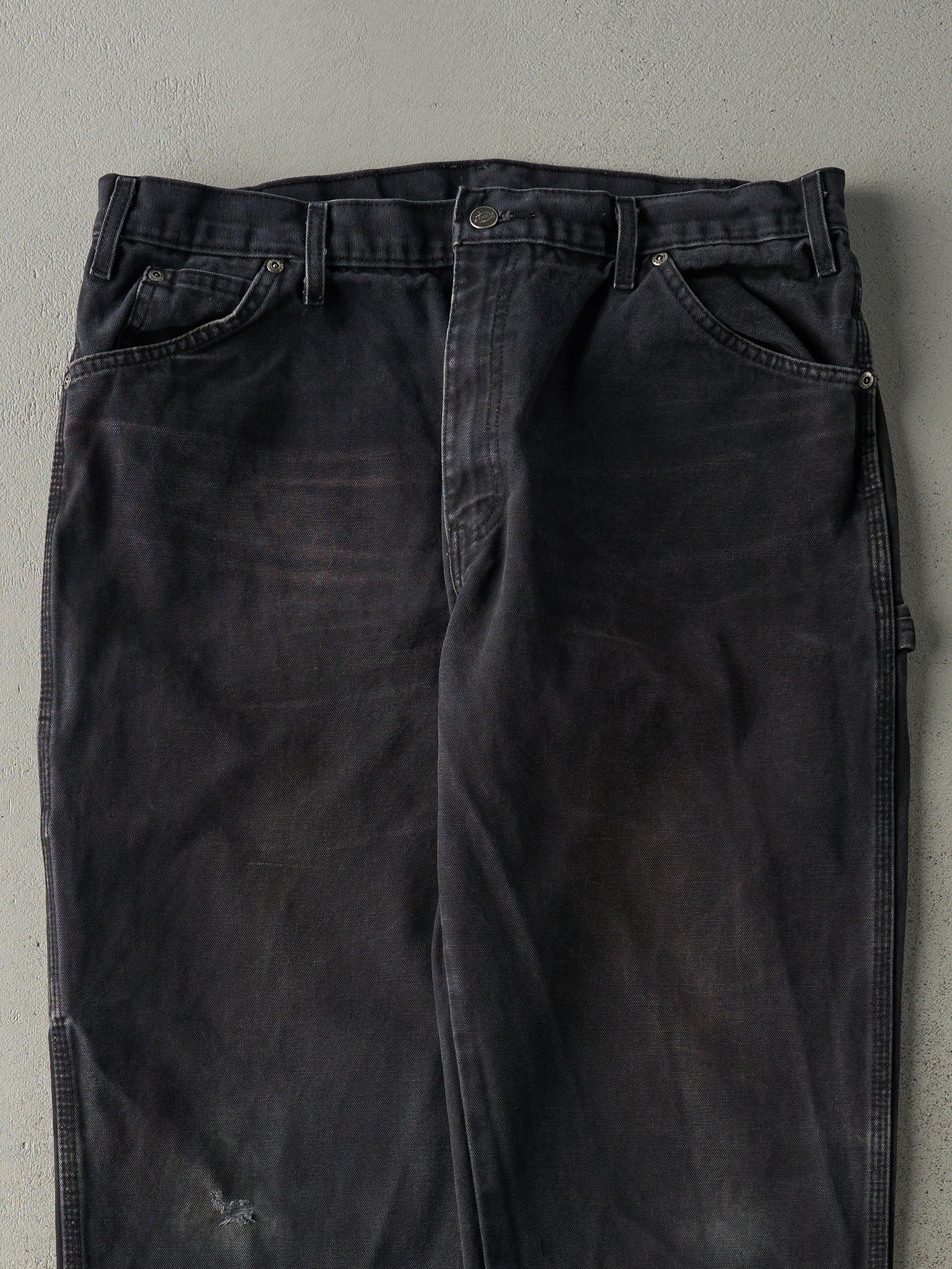 Vintage 90s Faded Black Dickies Carpenter Pants (36x30)