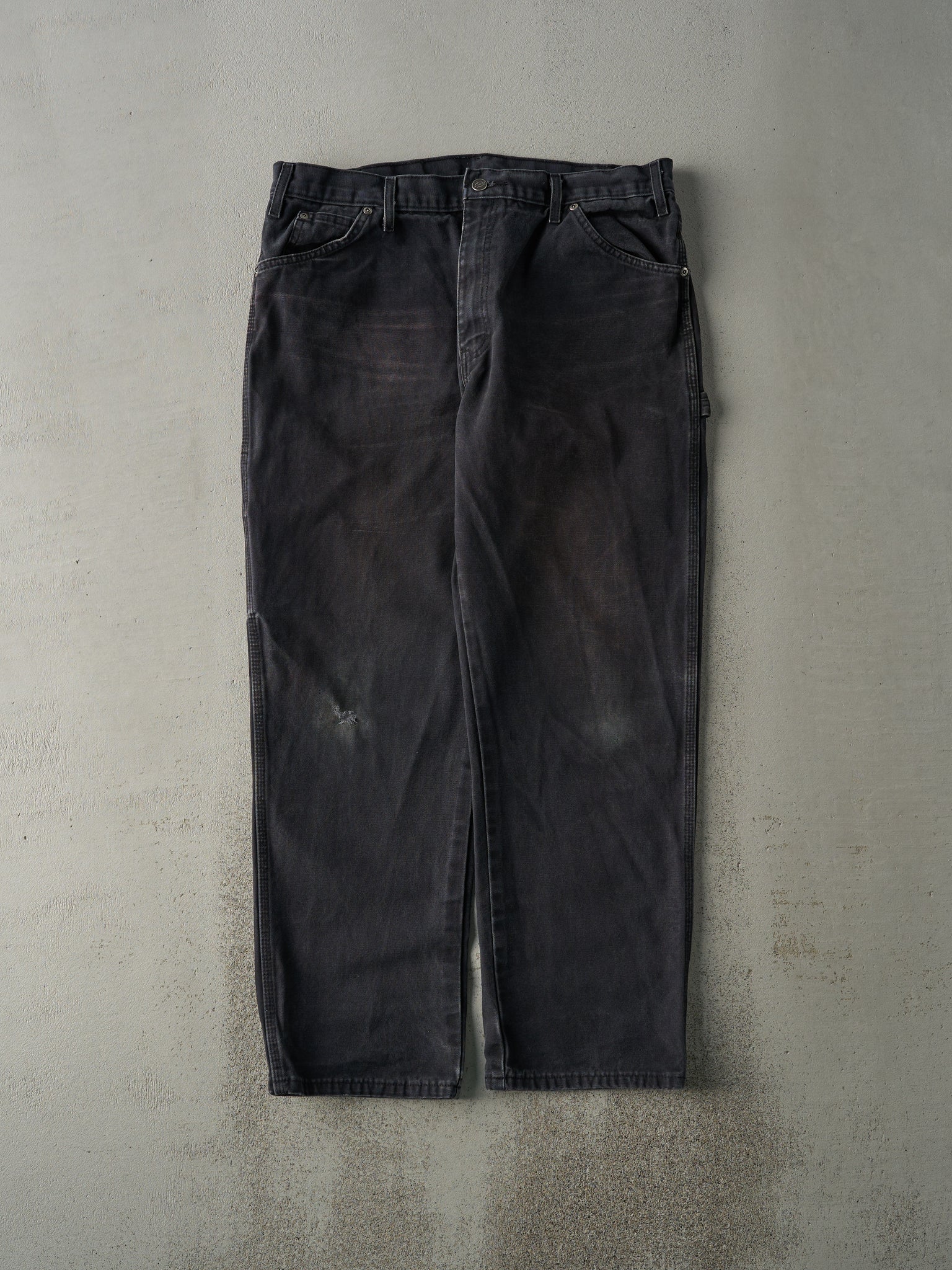 Vintage 90s Faded Black Dickies Carpenter Pants (36x30)