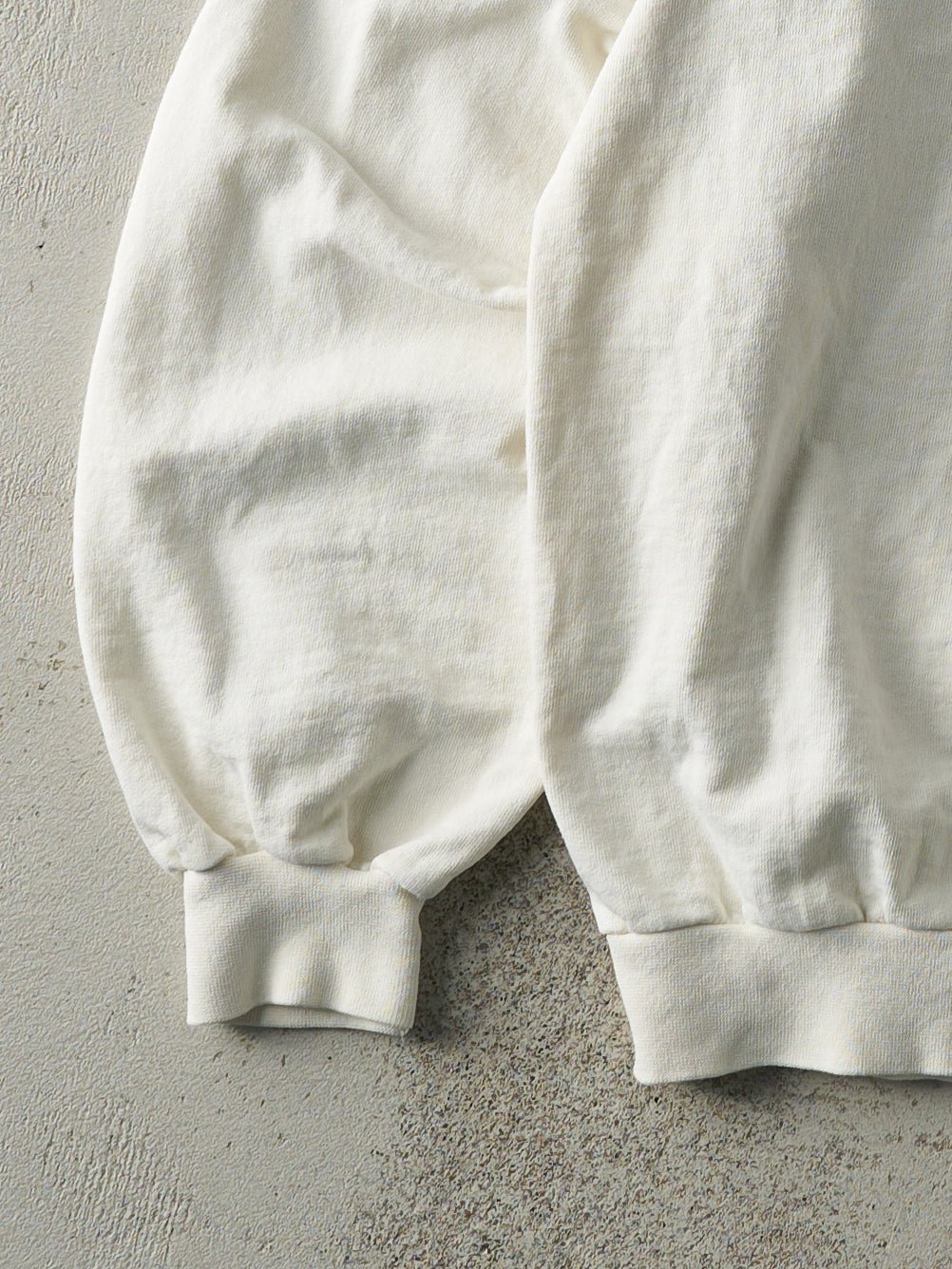 Vintage 90s Off White Blank LL Bean Crewneck (L)