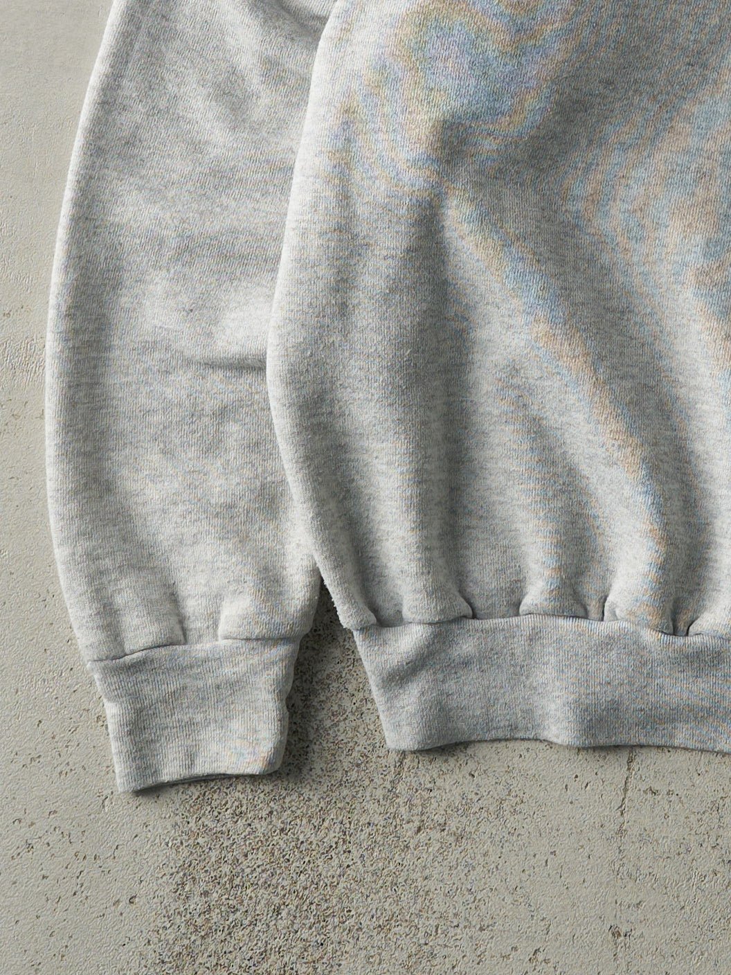 Vintage 90s Light Grey Army Crewneck (L)
