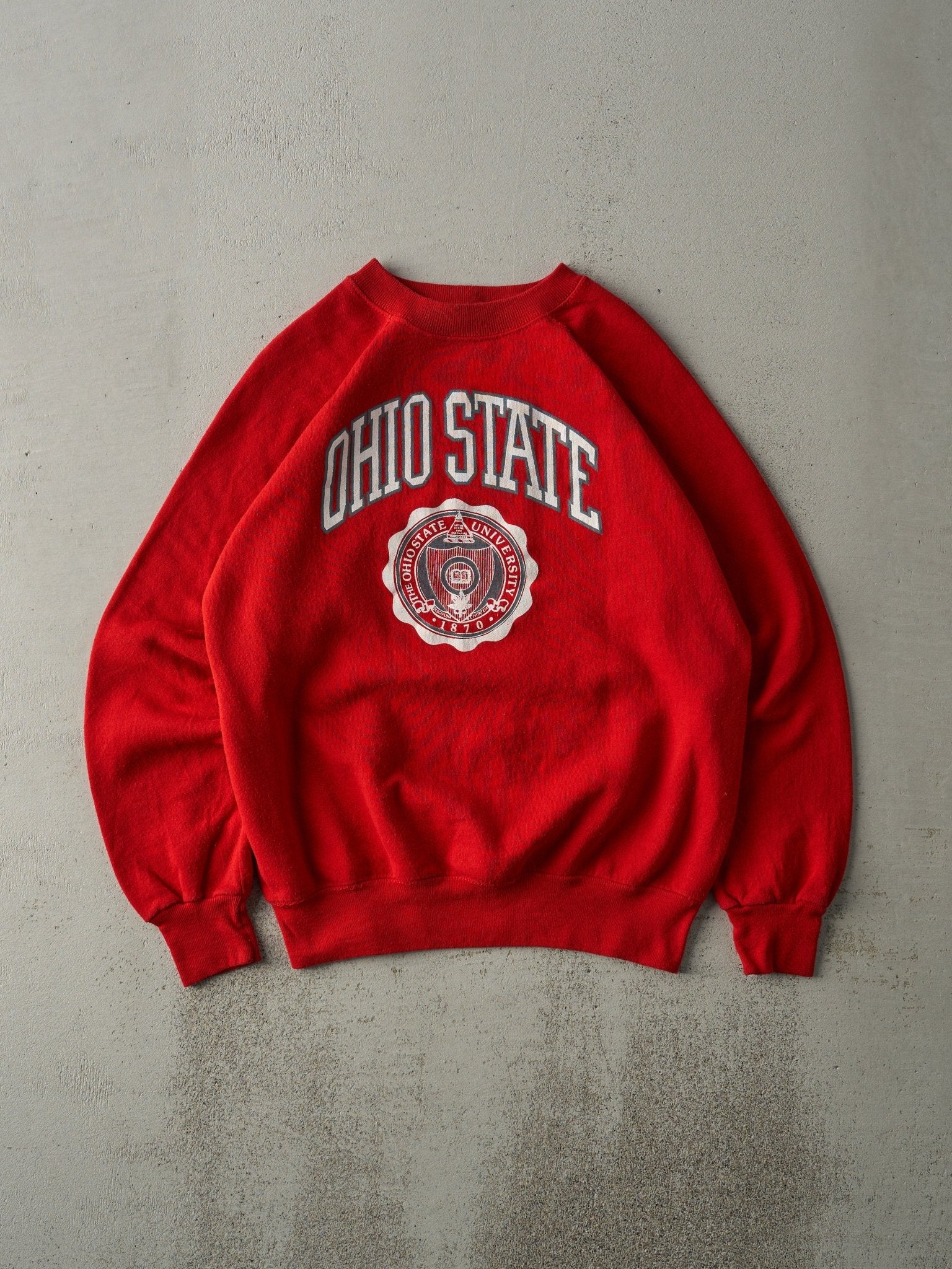 Vintage 80s Red The Ohio State University Crewneck (M)