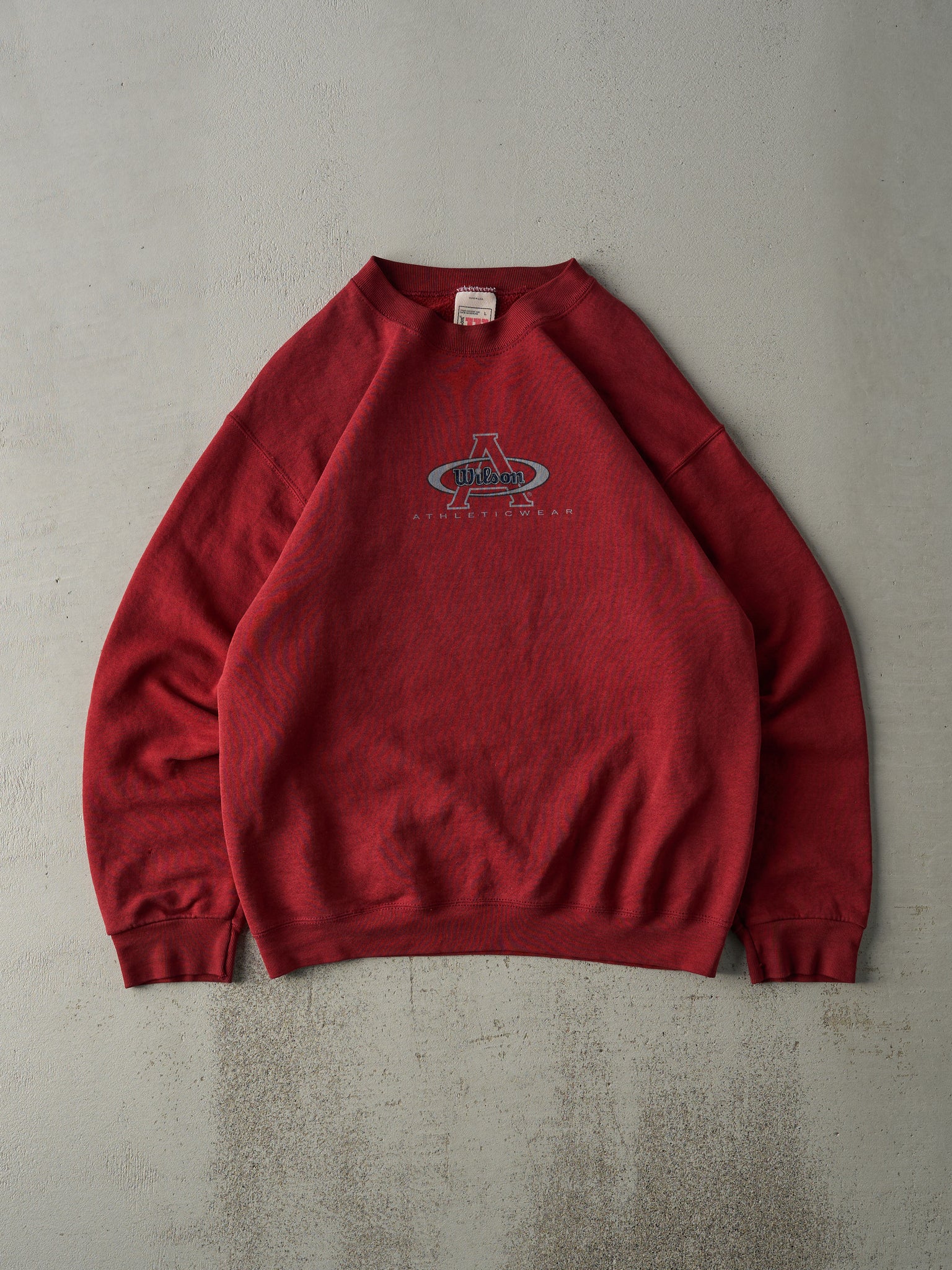 Vintage 90s Burgundy Wilson Athletic Wear Crewneck (L)