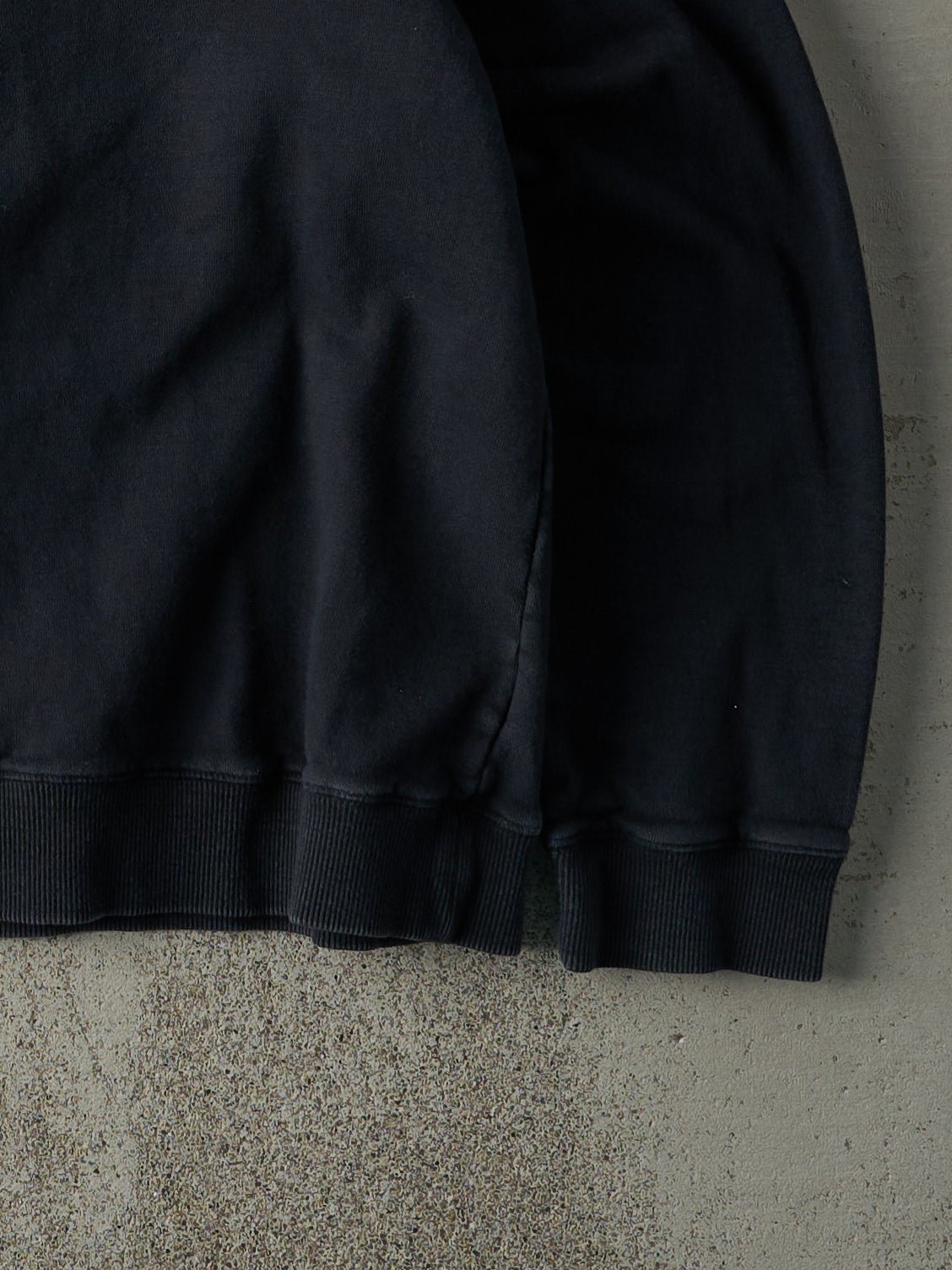Vintage Y2K Faded Black Blank Northern Reflections Crewneck (L)