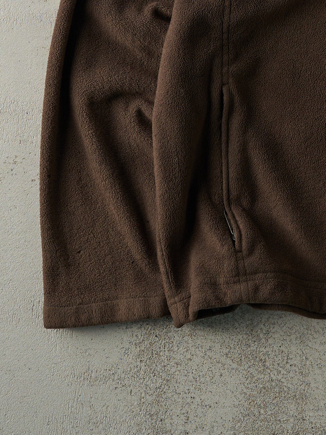 Vintage Y2K Brown Columbia Zip Up Fleece Sweater (L)