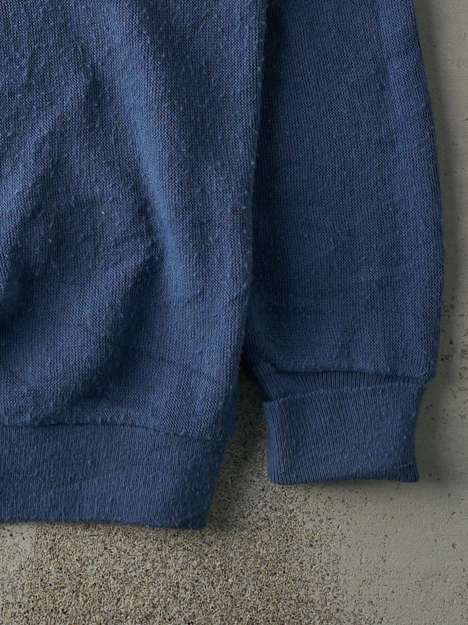 Vintage 90s Slate Blue Izod Knit Cardigan (M)