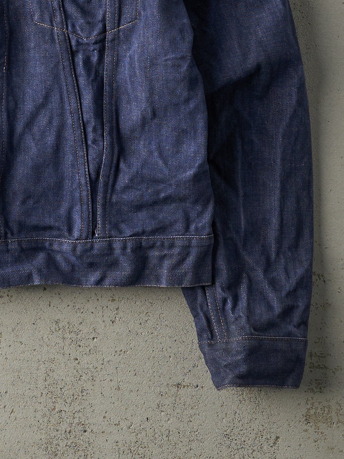Vintage 80s Dark Wash Grants Denim Jacket (S)