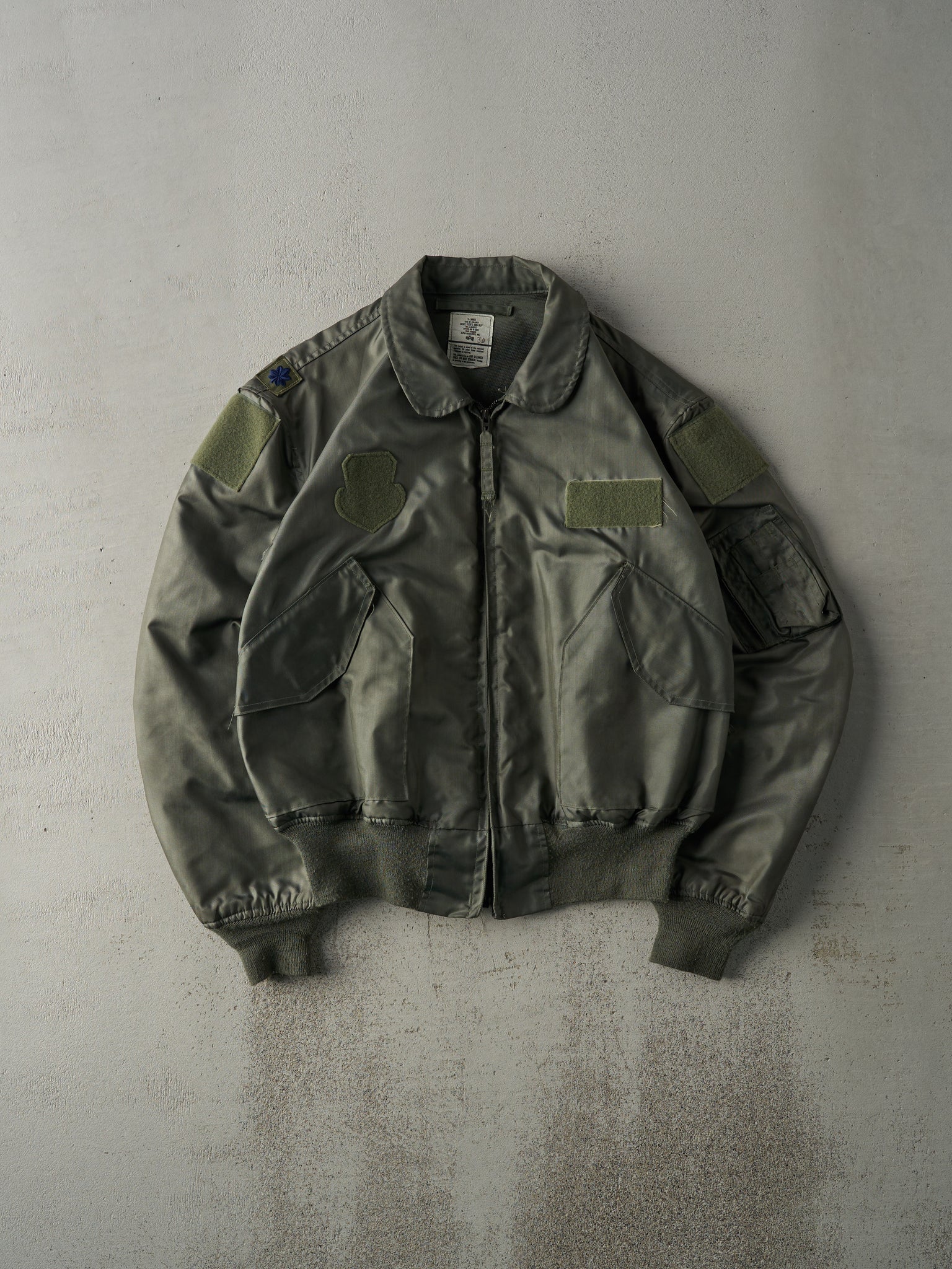 Vintage 90s Green Alpha Industries Flight Jacket (L)