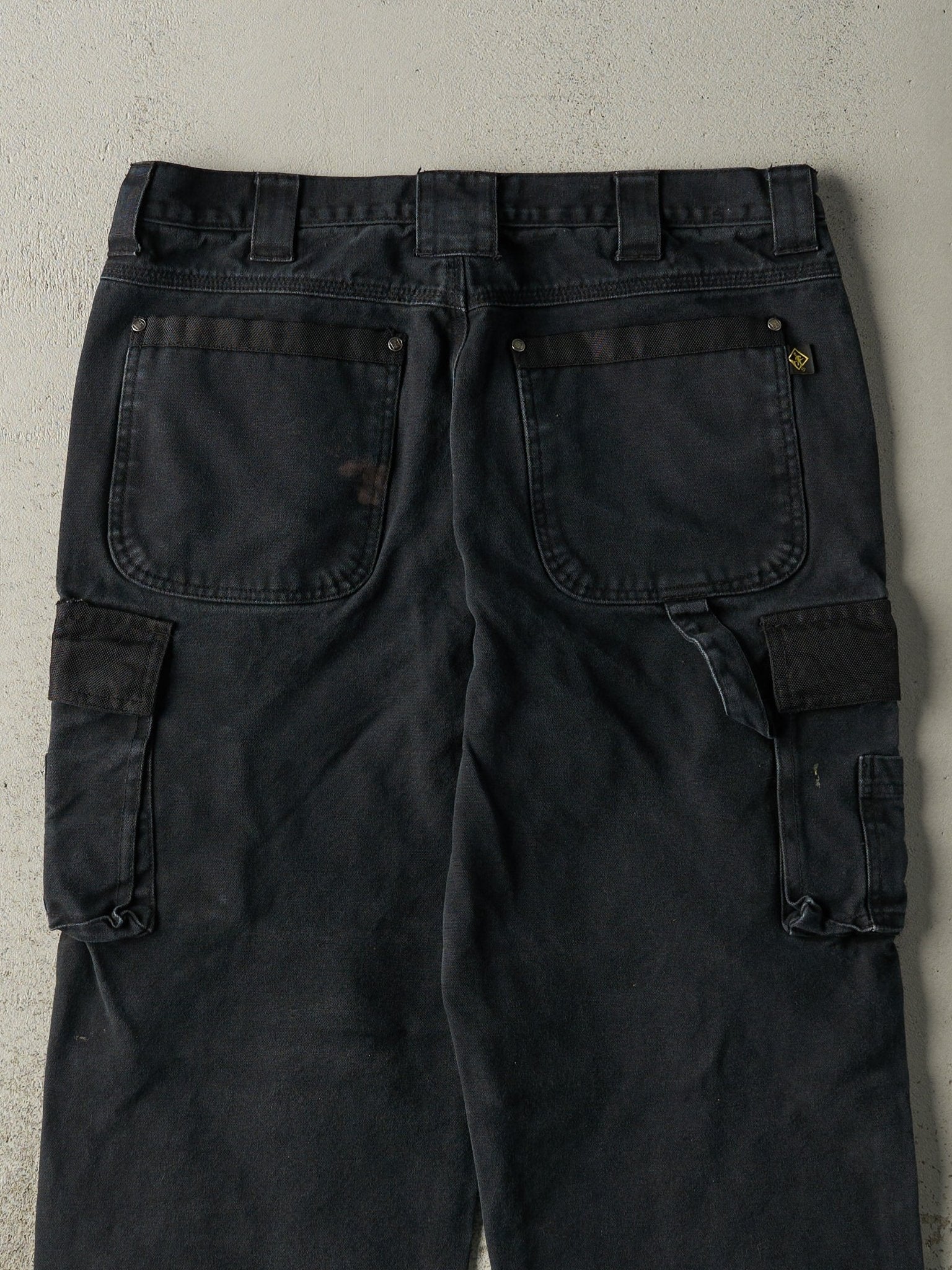 Vintage Y2K Black Terra Double Knee Cargo Work Pants (36x31)