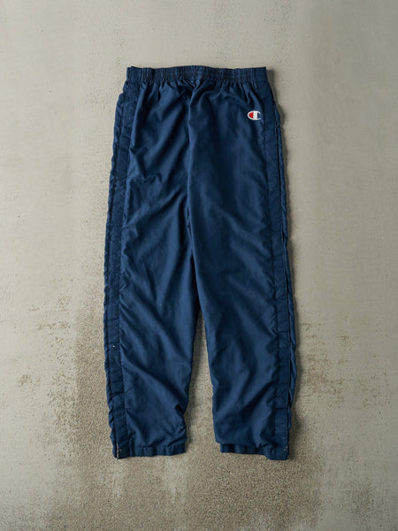 Vintage 90s Navy Blue Champion Snap Off Track Pants