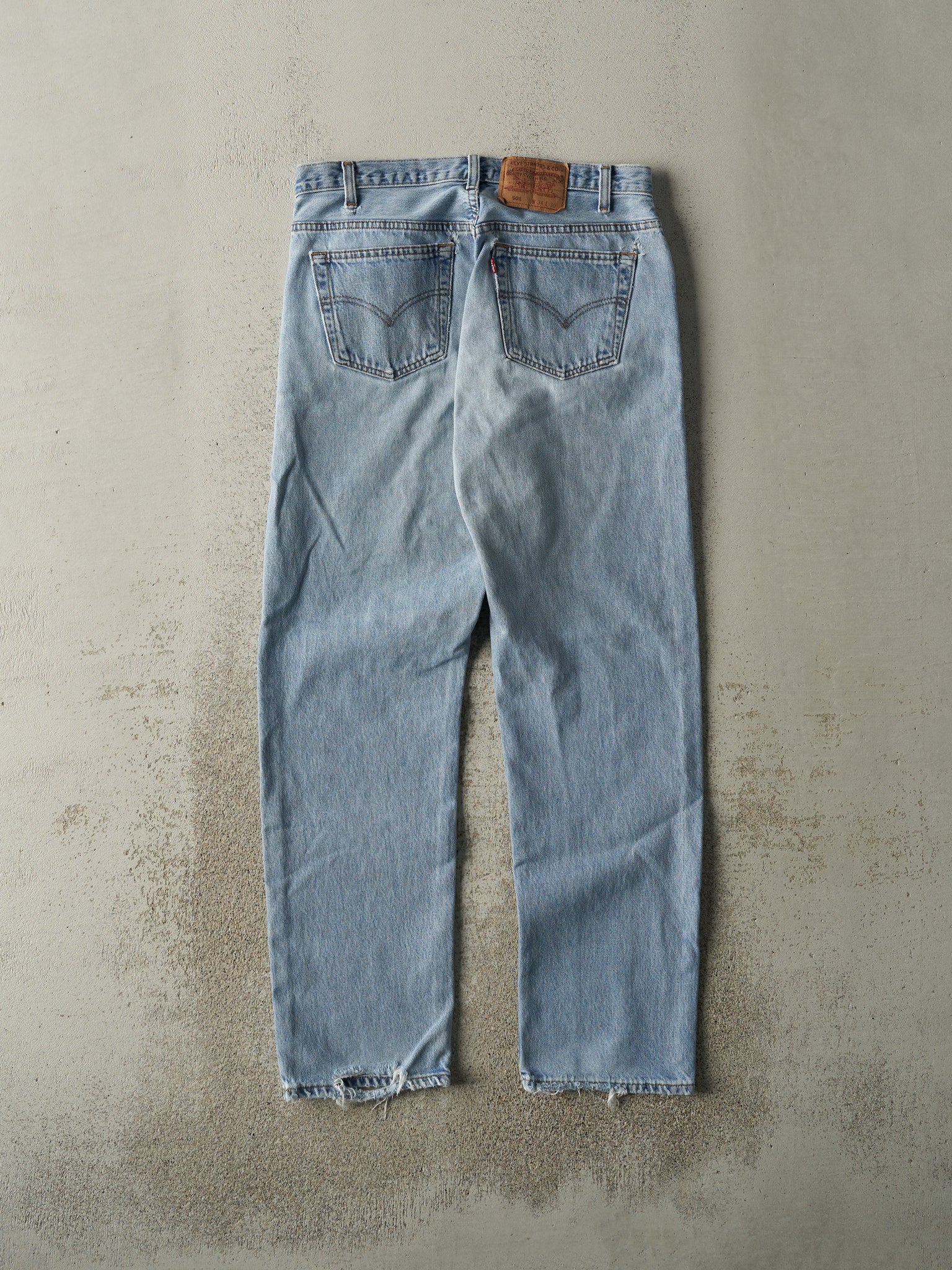 Vintage 80s Light Wash Levi's 501 Jeans (31.5x30)