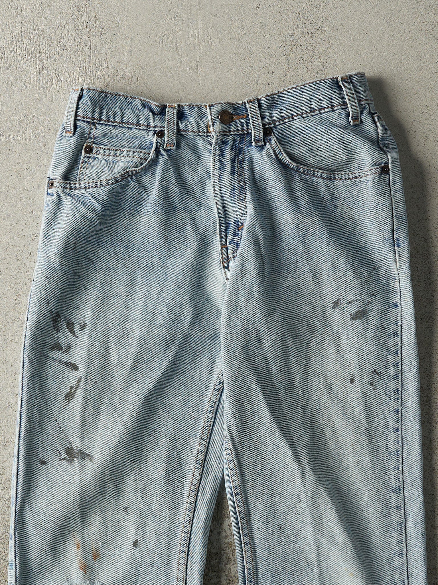 Vintage 90s Light Wash Levi's 562 Orange Tab Jeans (29.5x27)