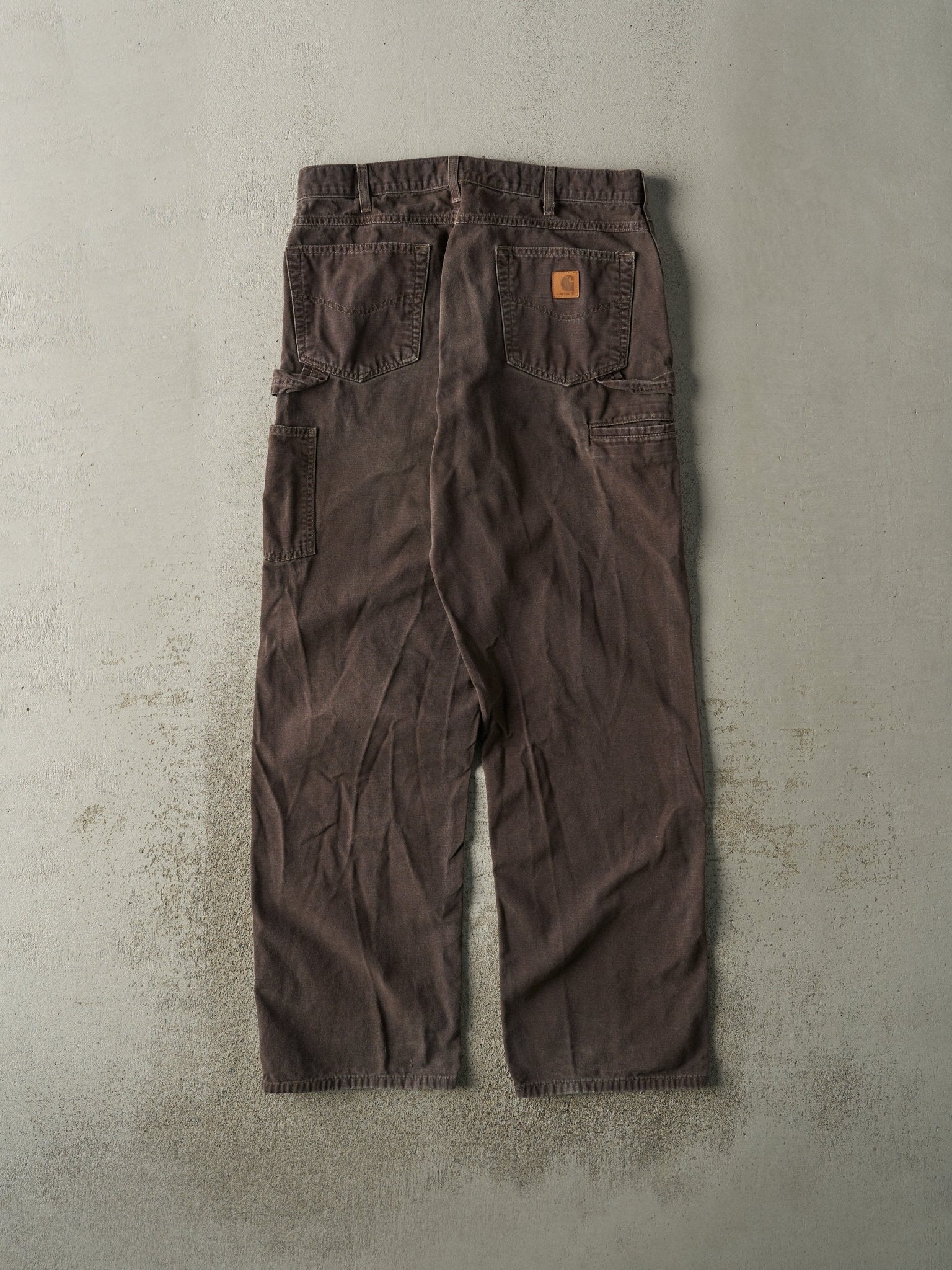 Vintage Y2K Brown Carhartt Lightweight Carpenter Pants (34x33)