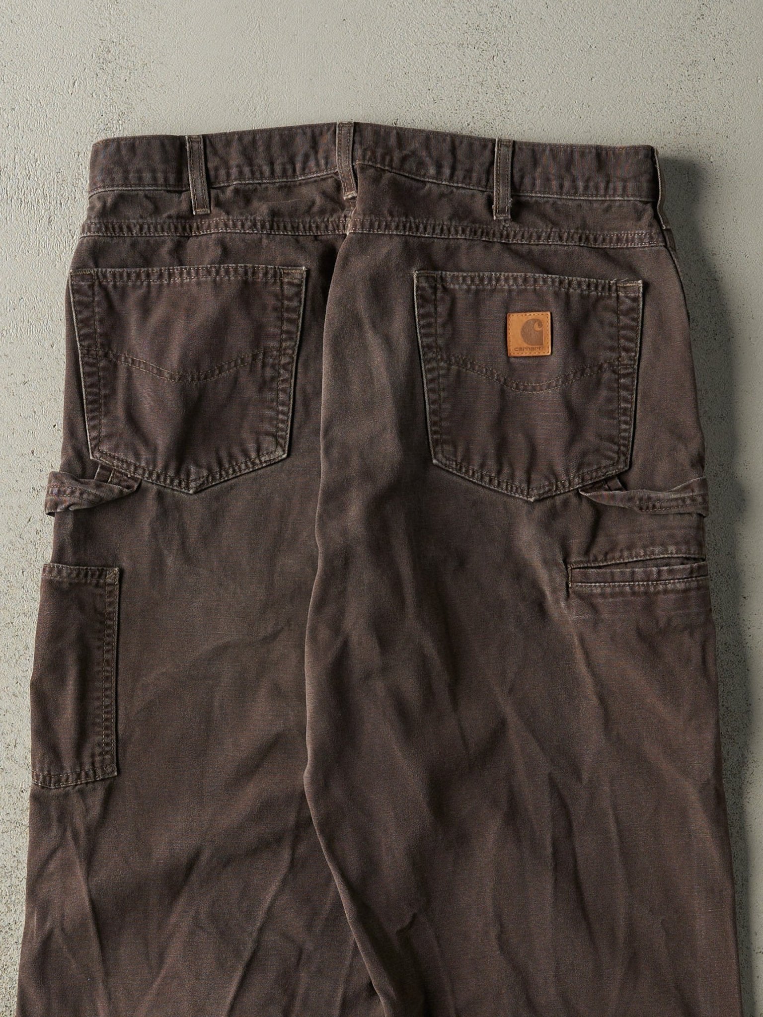 Vintage Y2K Brown Carhartt Lightweight Carpenter Pants (34x33)