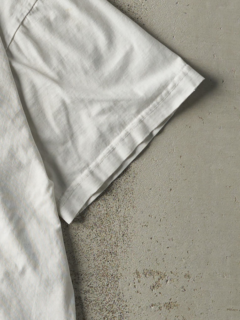 Vintage 90s White Nautica Competition Tee (S)