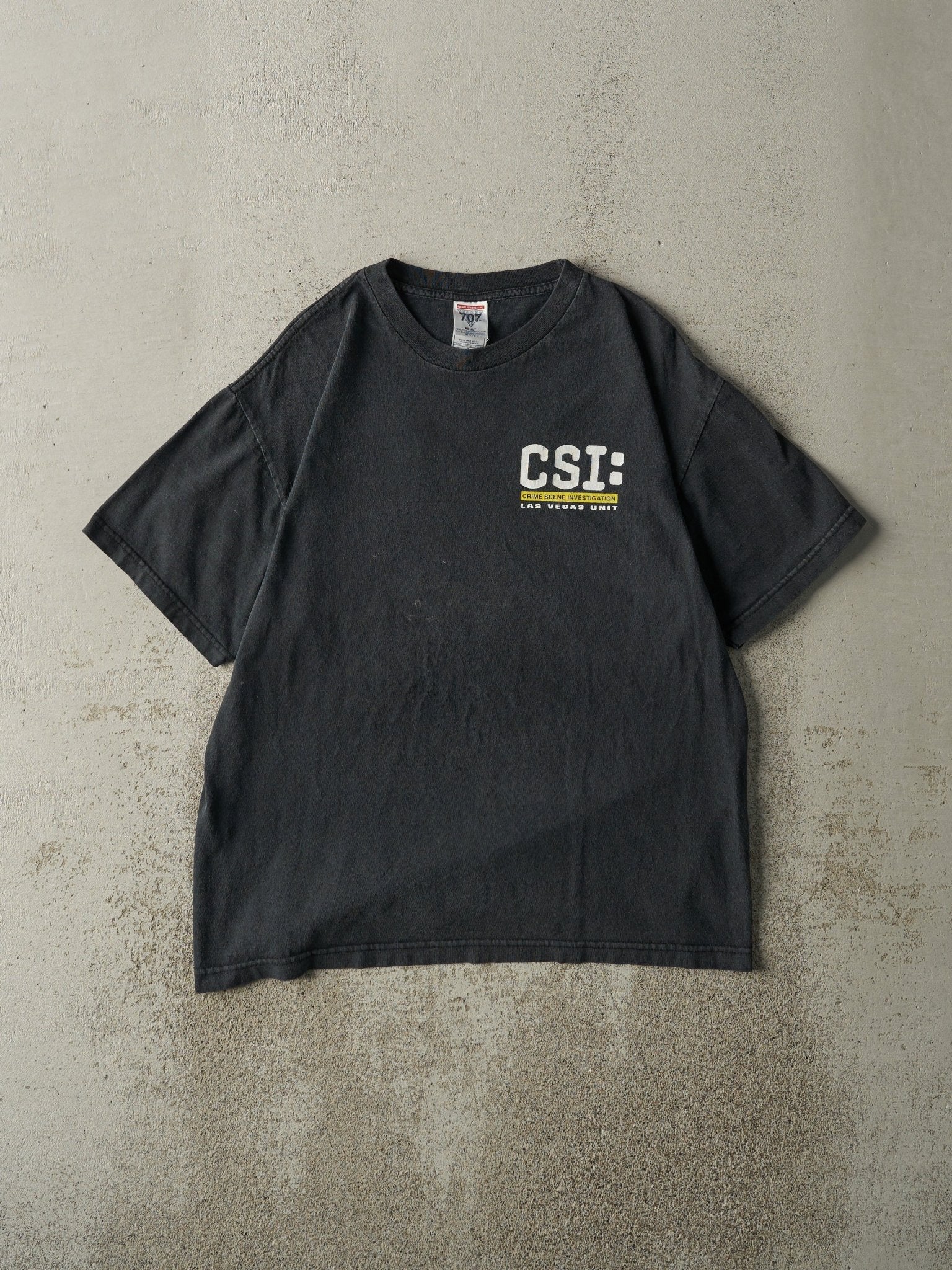 Vintage Y2K Black CSI Las Vegas Tee (M)