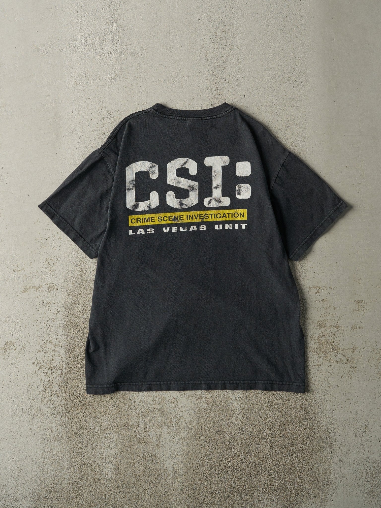 Vintage Y2K Black CSI Las Vegas Tee (M)