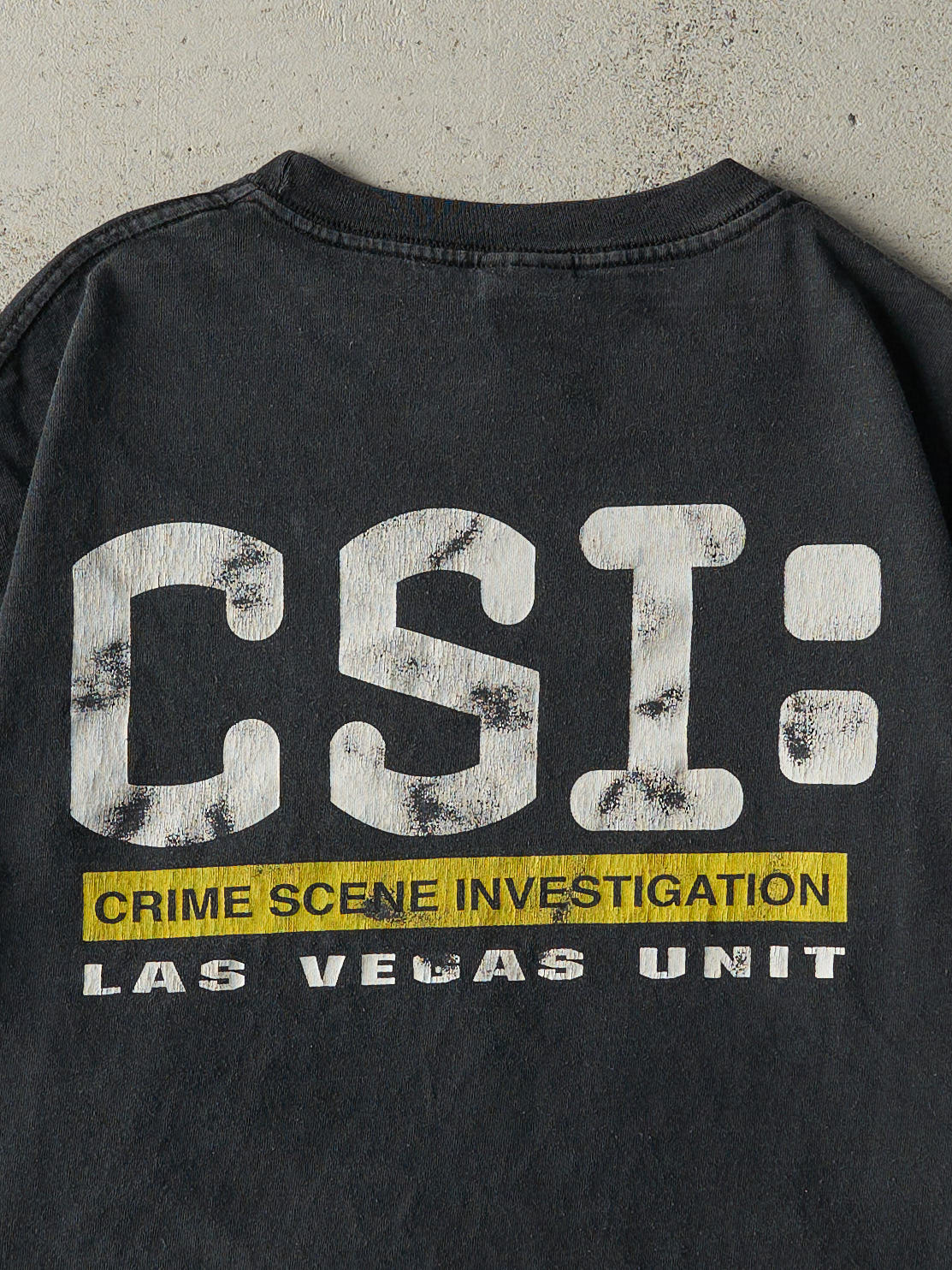 Vintage Y2K Black CSI Las Vegas Tee (M)
