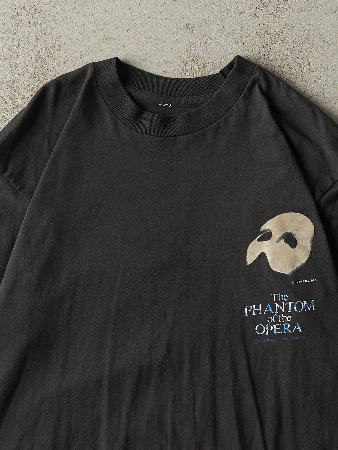 Vintage 86' Black Phantom of the Opera Single Stitch Tee (S/M)