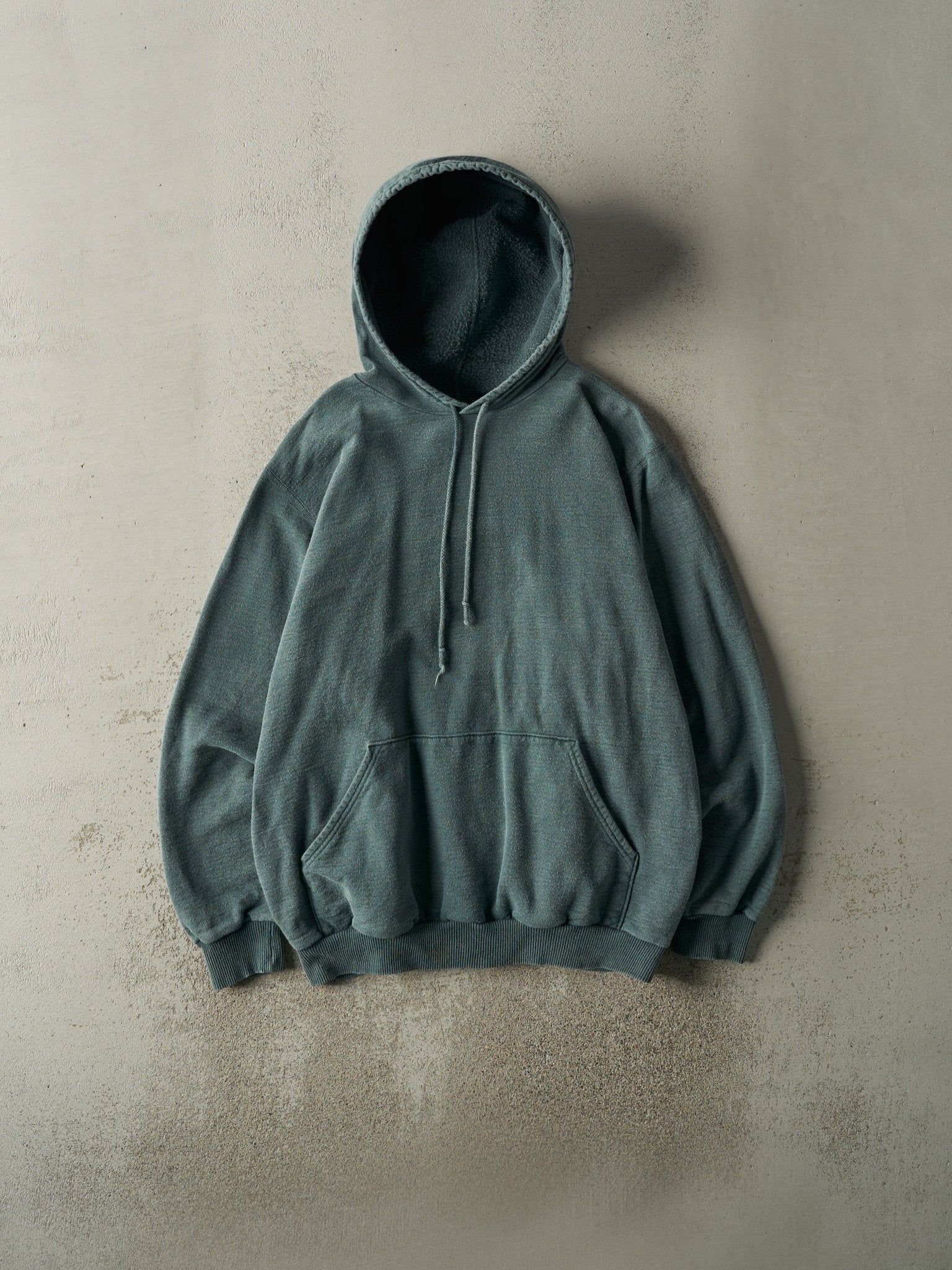 Vintage 90s Green Blank Wind River Blank Hoodie (M/L)