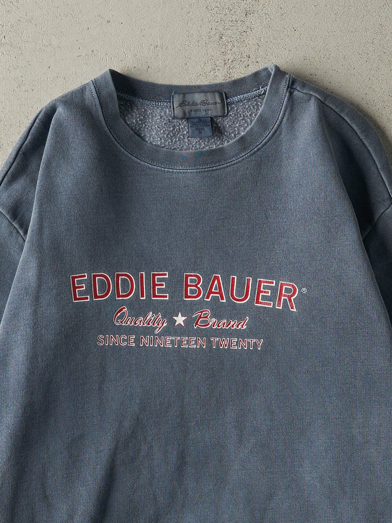 Vintage 90s Washed Navy Eddie Bauer Crewneck (M/L)