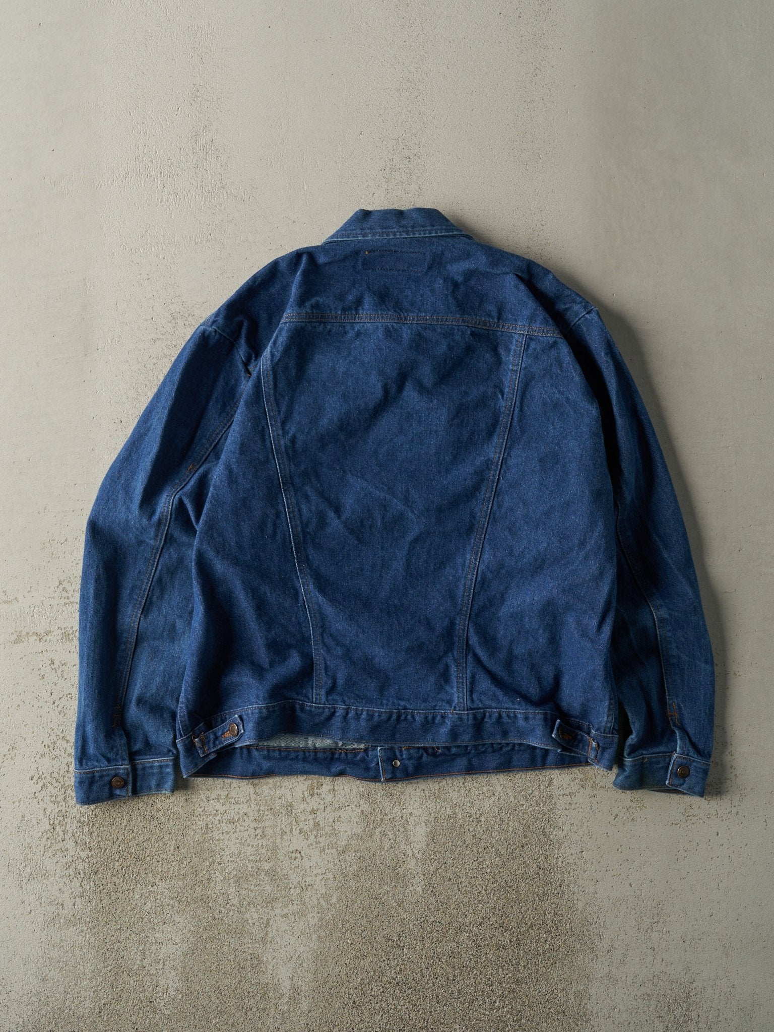 Vintage 90s Dark Wash Wrangler Jean Jacket (L)
