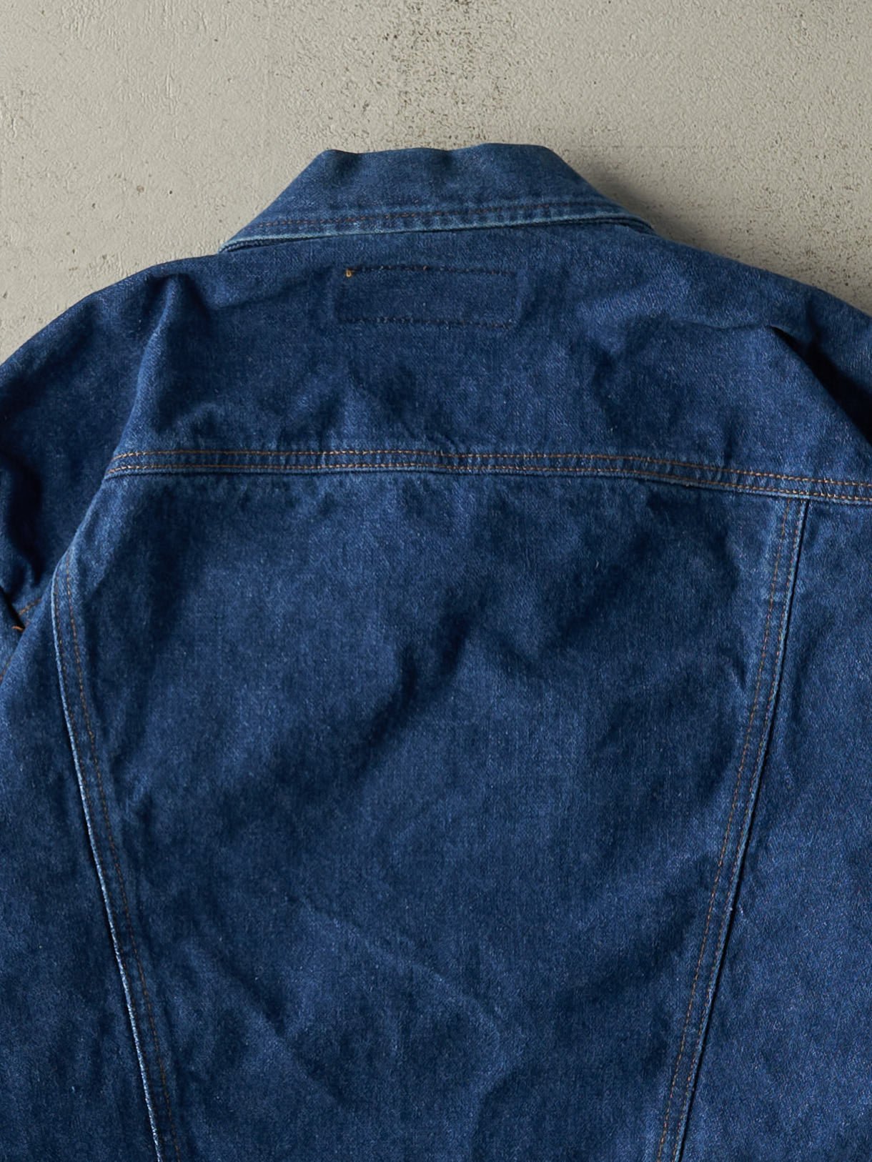 Vintage 90s Dark Wash Wrangler Jean Jacket (L)